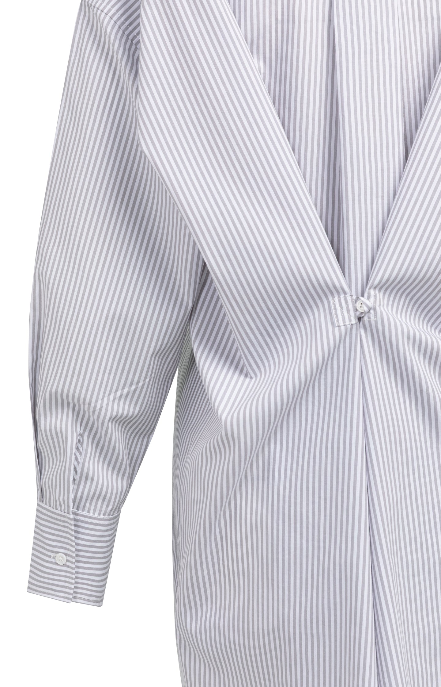 Striped blouse dress with wrap detail - Type: lookbook