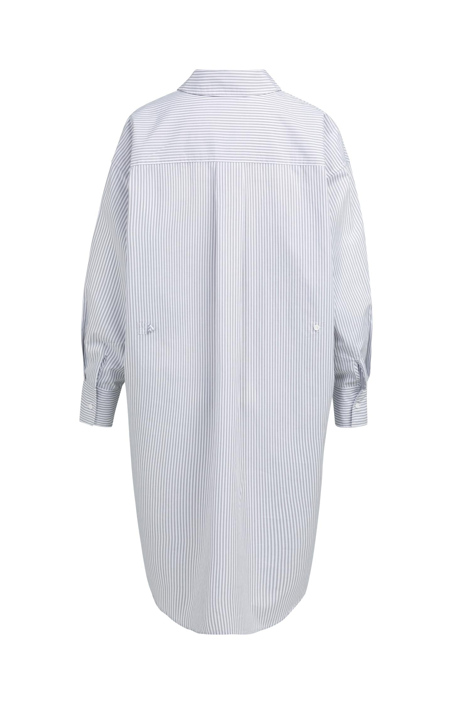 Striped blouse dress with wrap detail - Type: lookbook