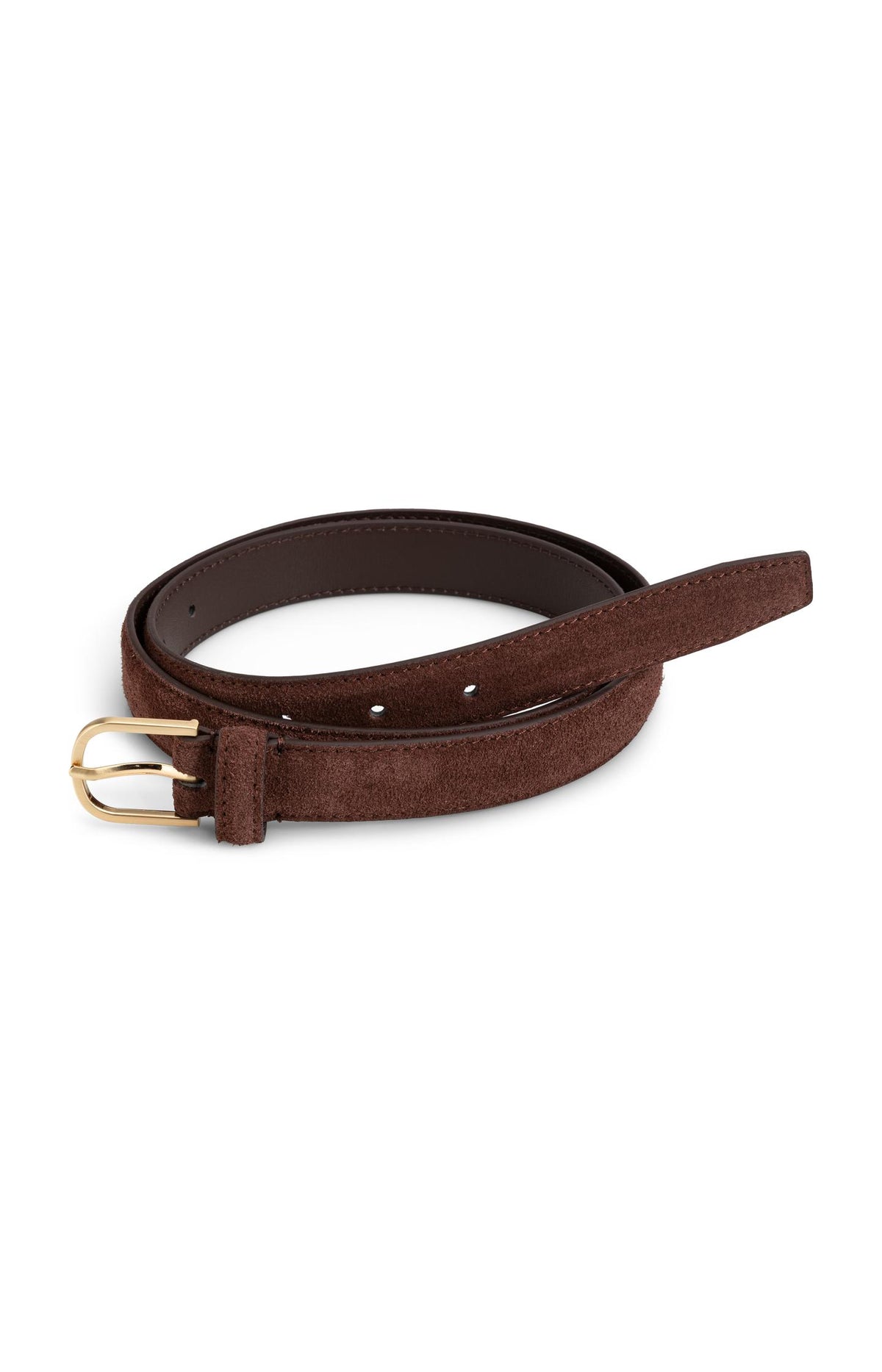 Suede belt with fine buckle - Type: product