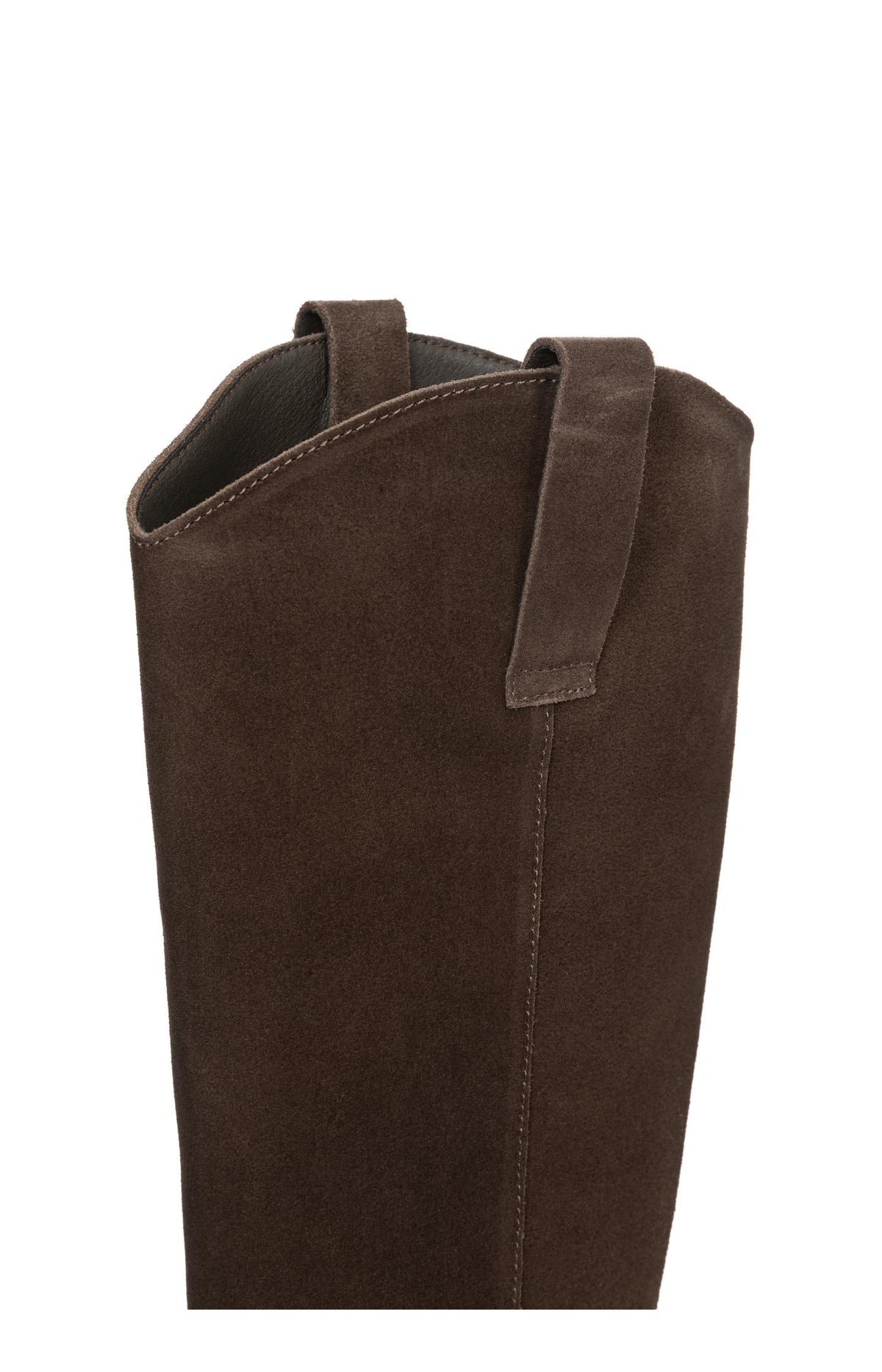 Hoge suède laarzen - Cocoa Brown