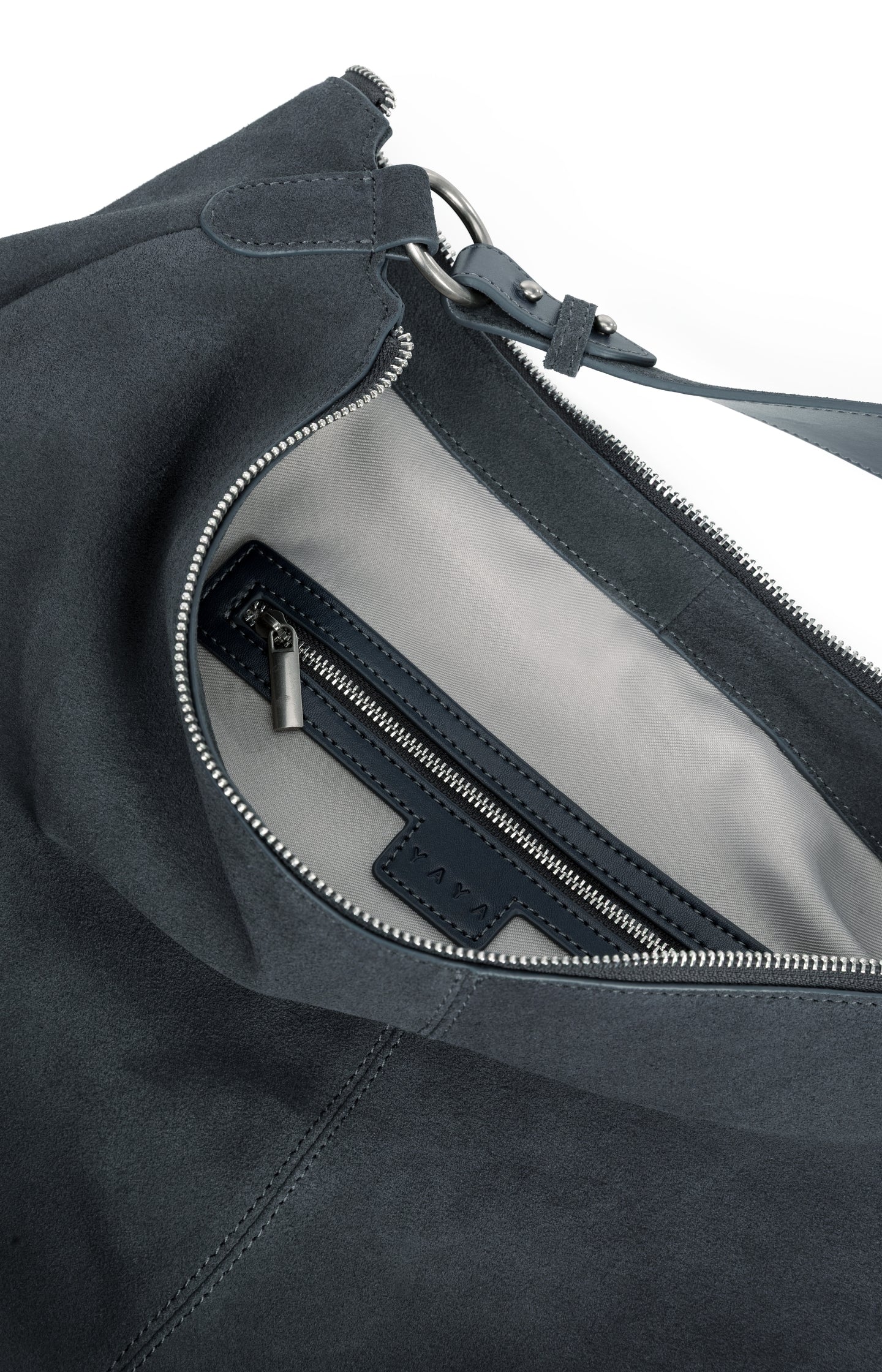 Suede shopper
