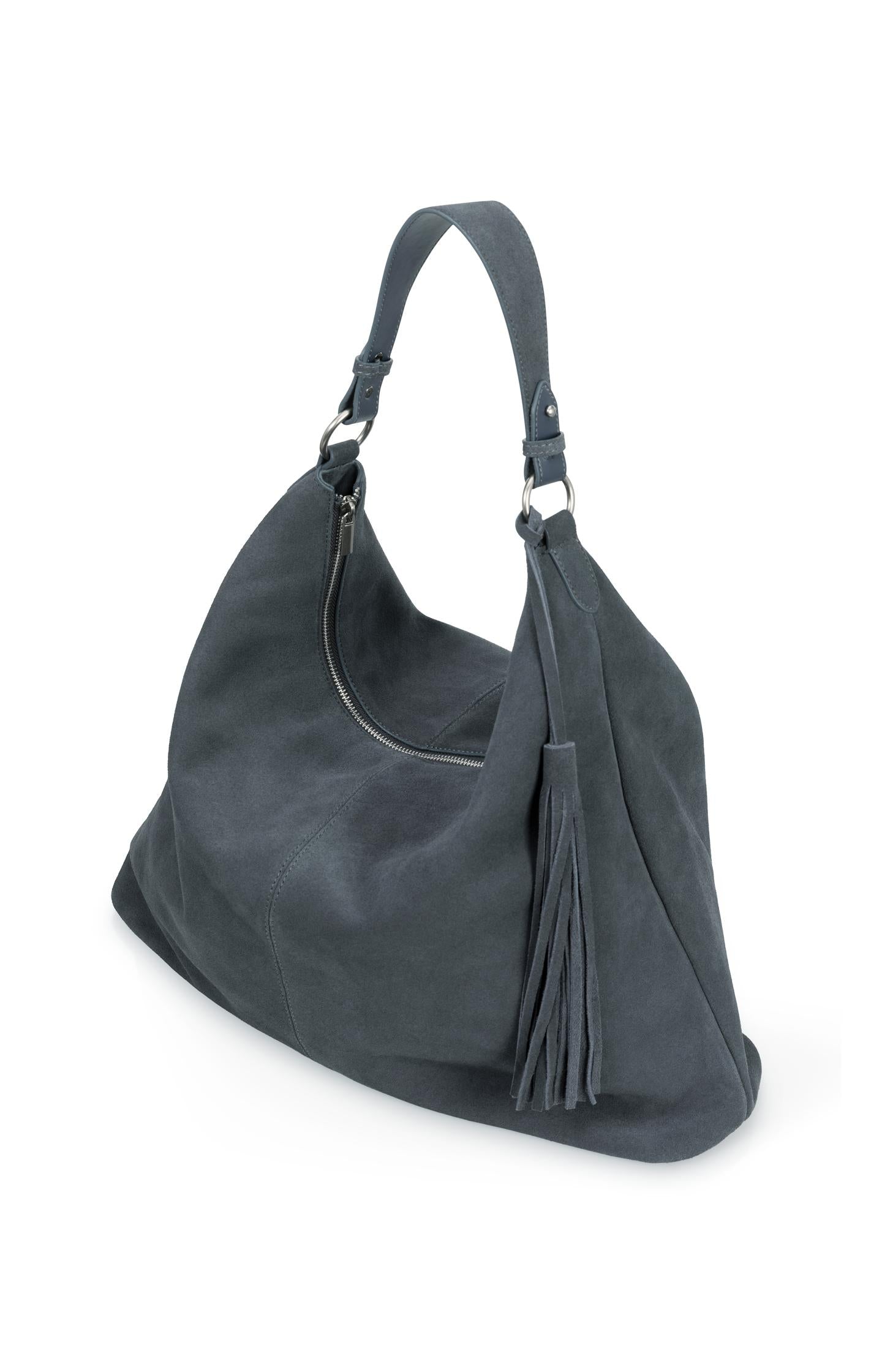 Suede shopper