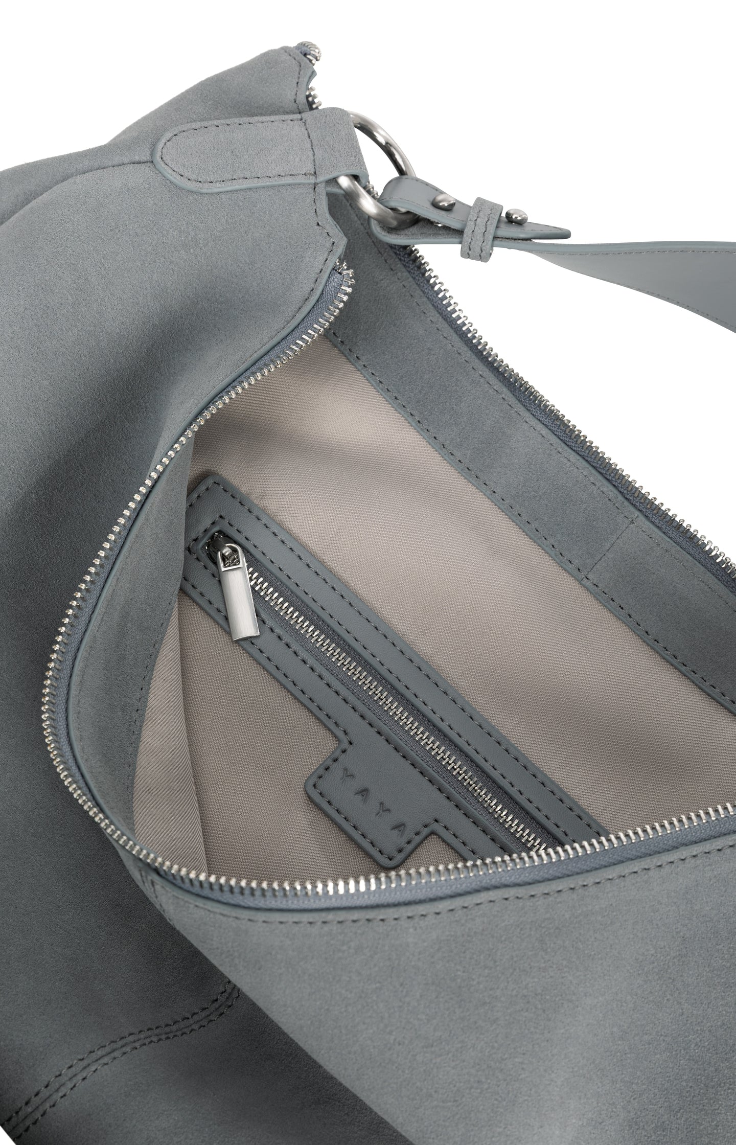 Suede shopper