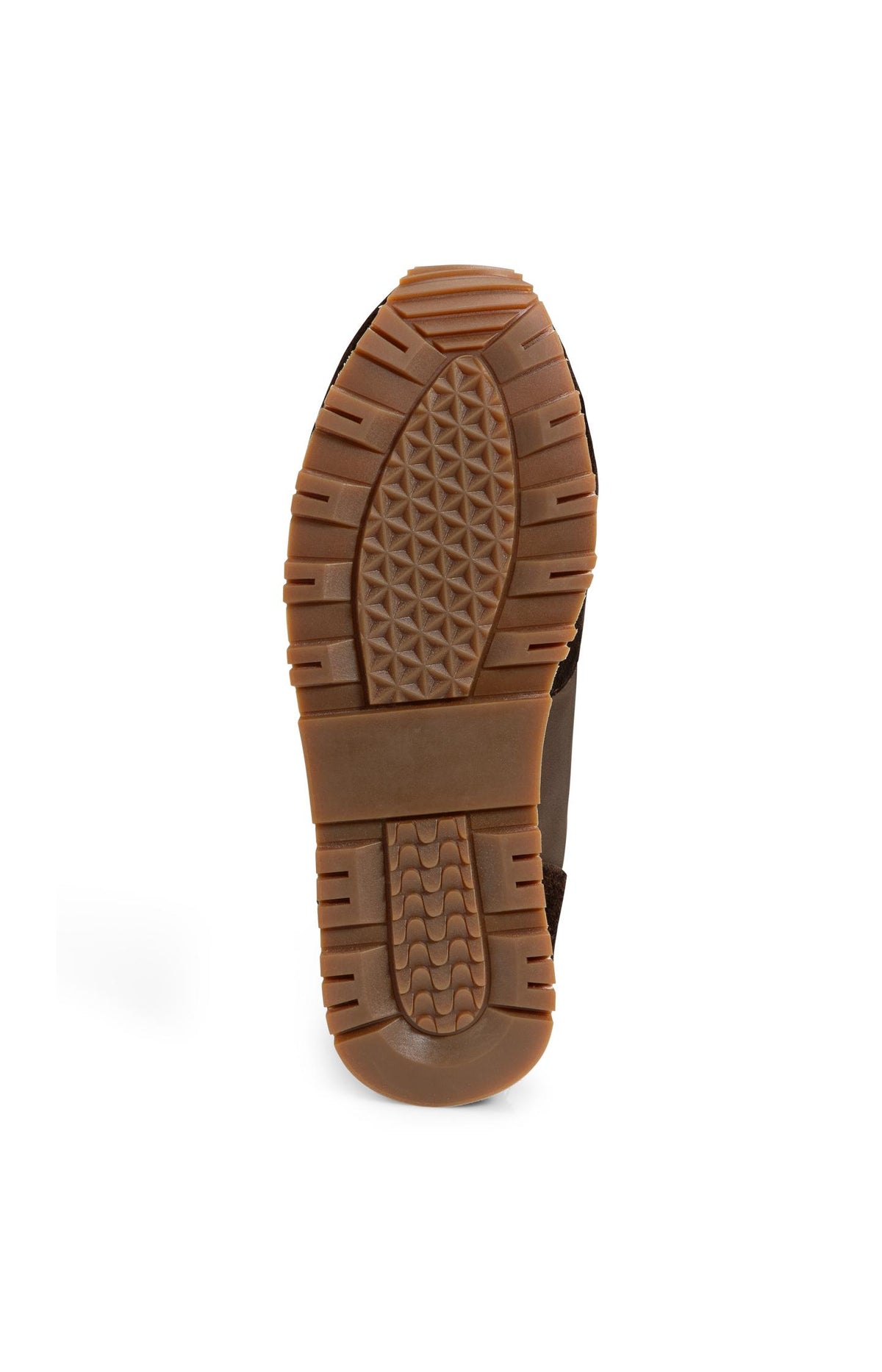 Suede sneakers with contrasting details - Cocoa Brown