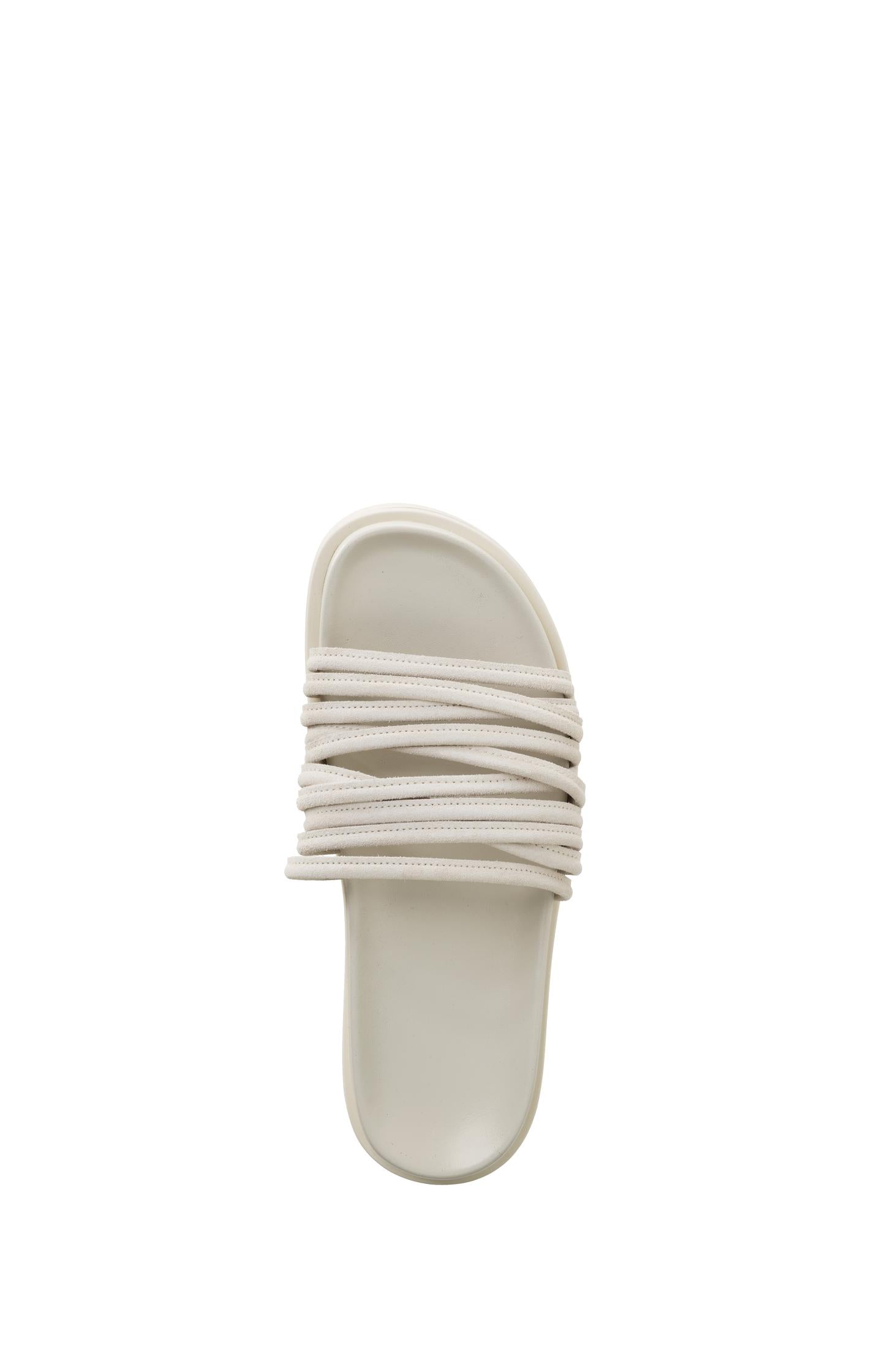 Suede strappy sandals in neutral tone - Summer Sand