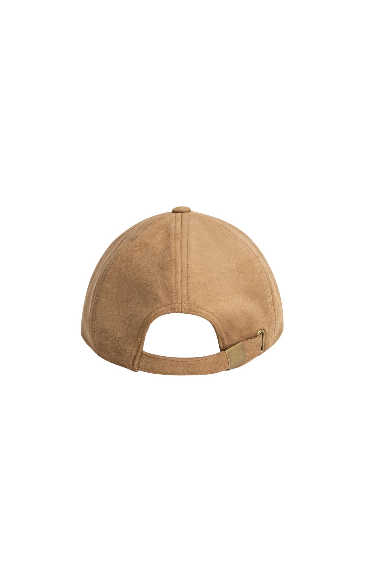 Suedine cap with stitching - Type: product
