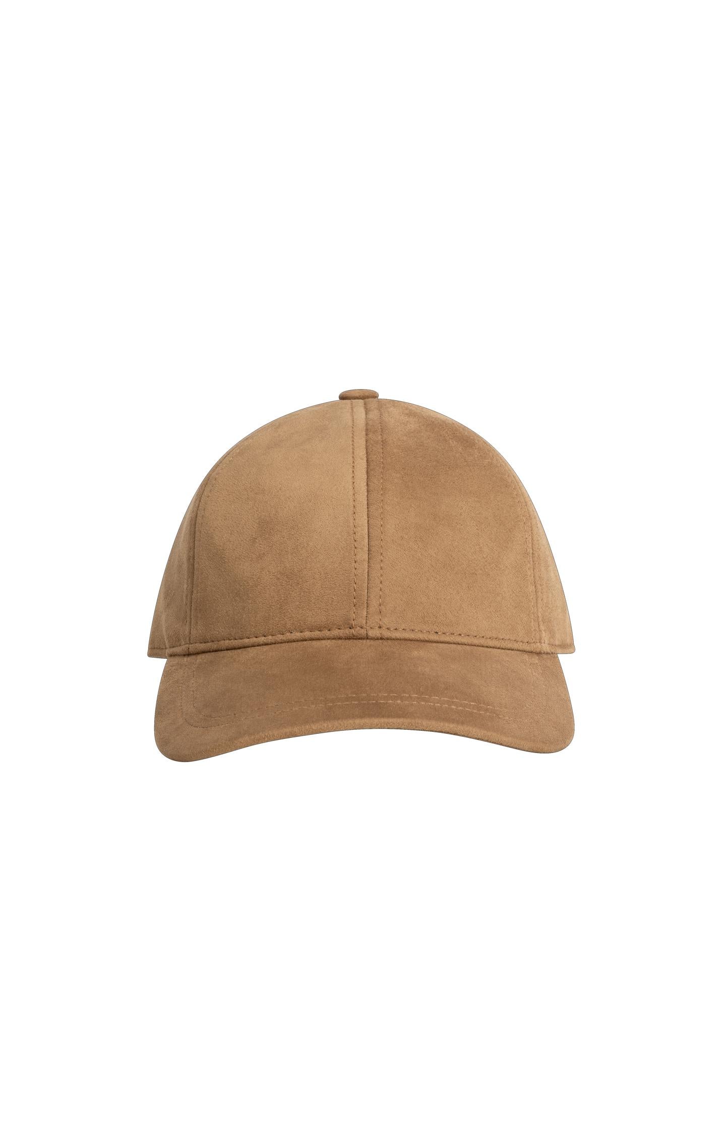 Suedine cap with stitching - Type: product