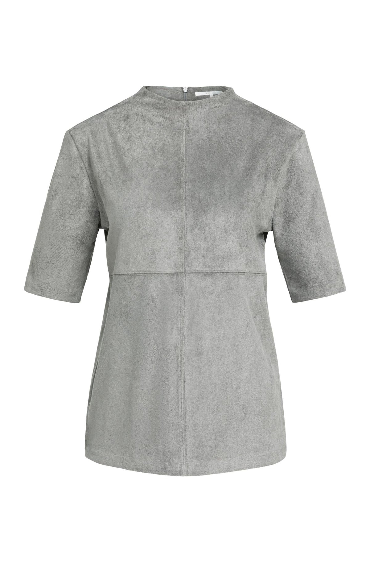 Suedine top with mid-length sleeves - Type: product