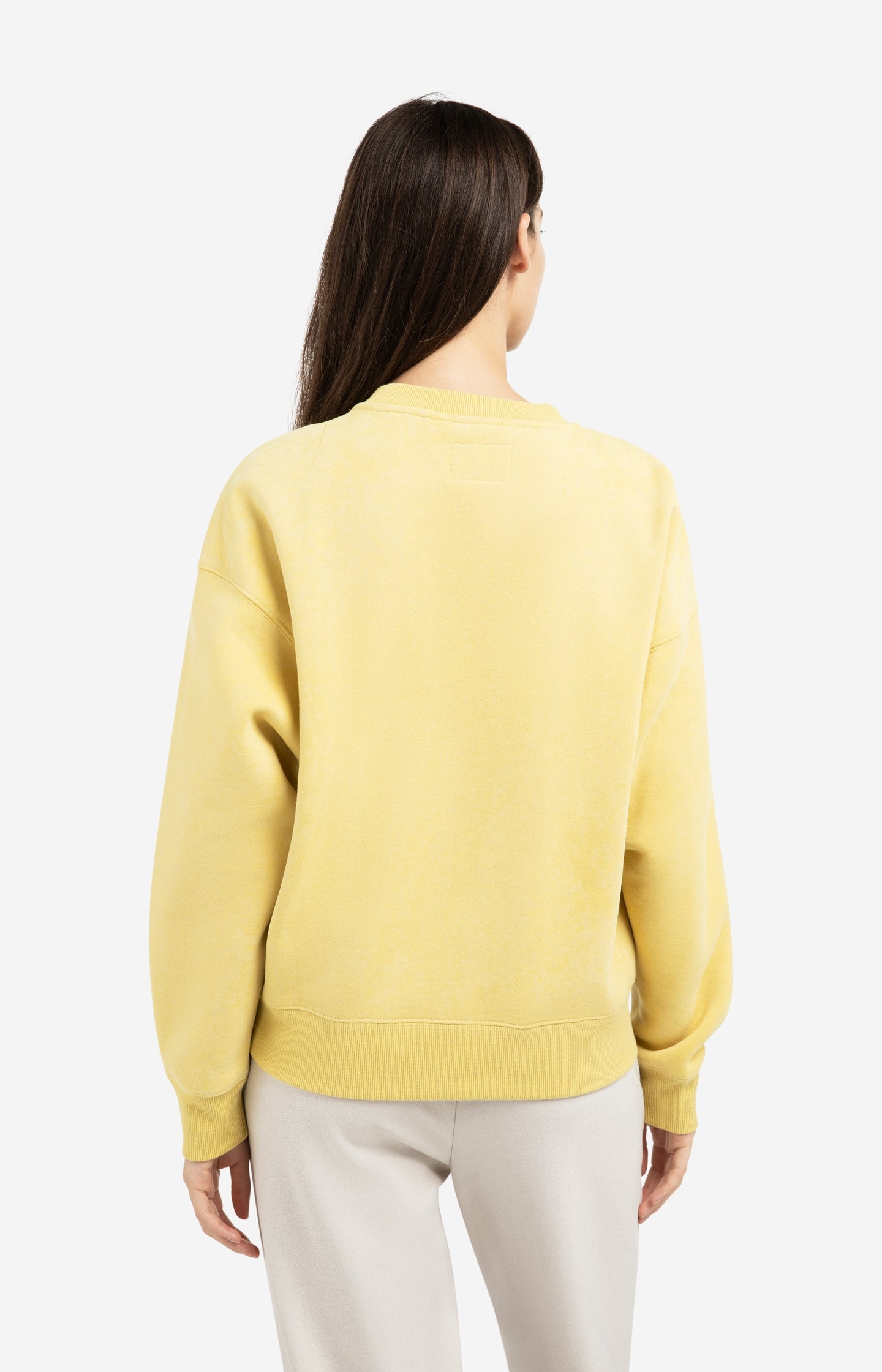 Sweater in sturdy fabric with washed effect - Type: lookbook
