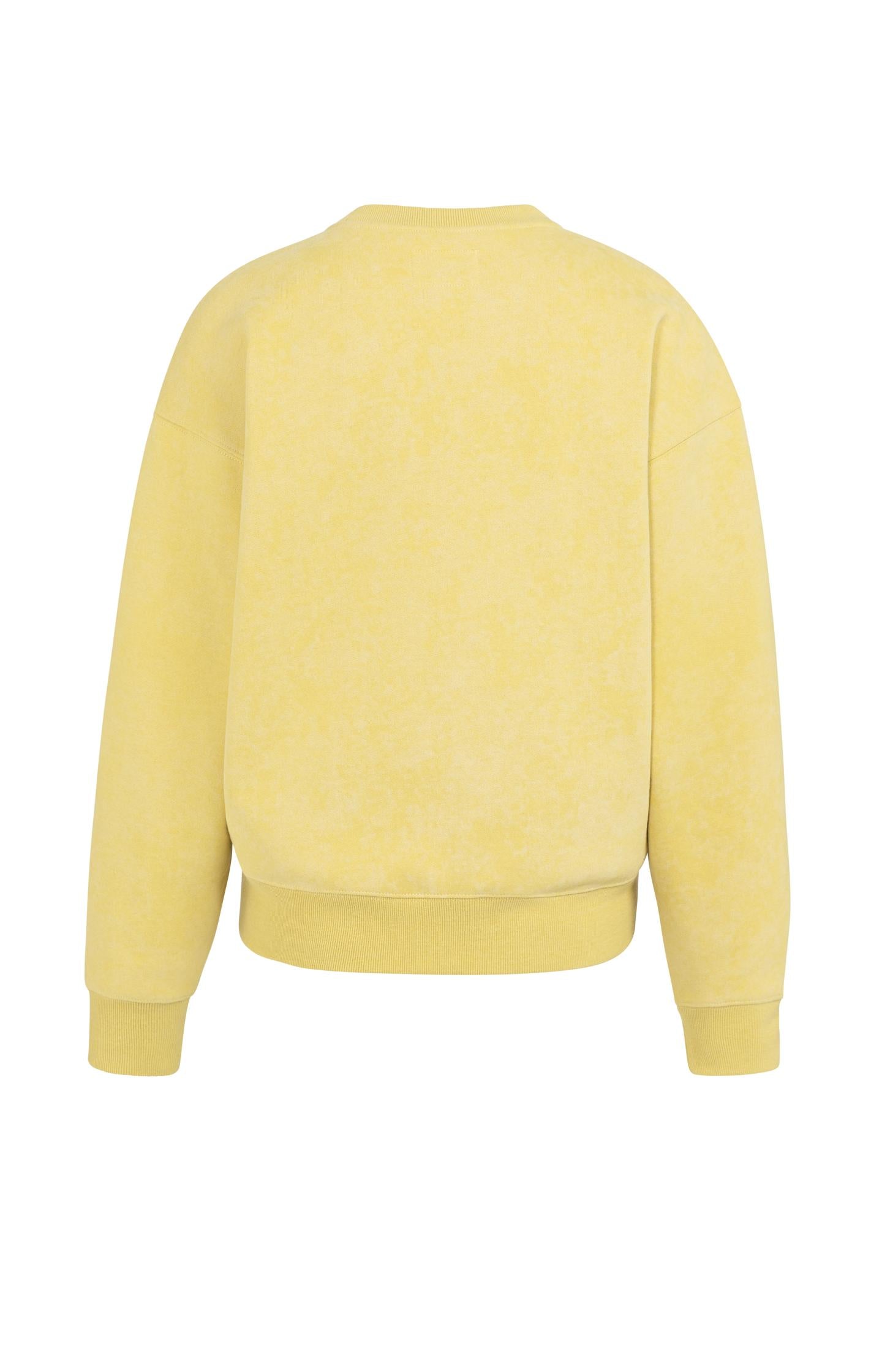 Sweater in sturdy fabric with washed effect - Type: lookbook