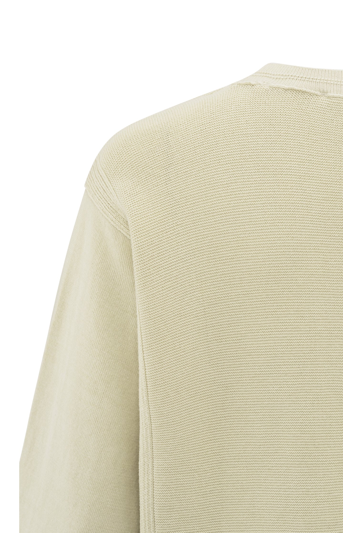 Sweater with mixed textures
