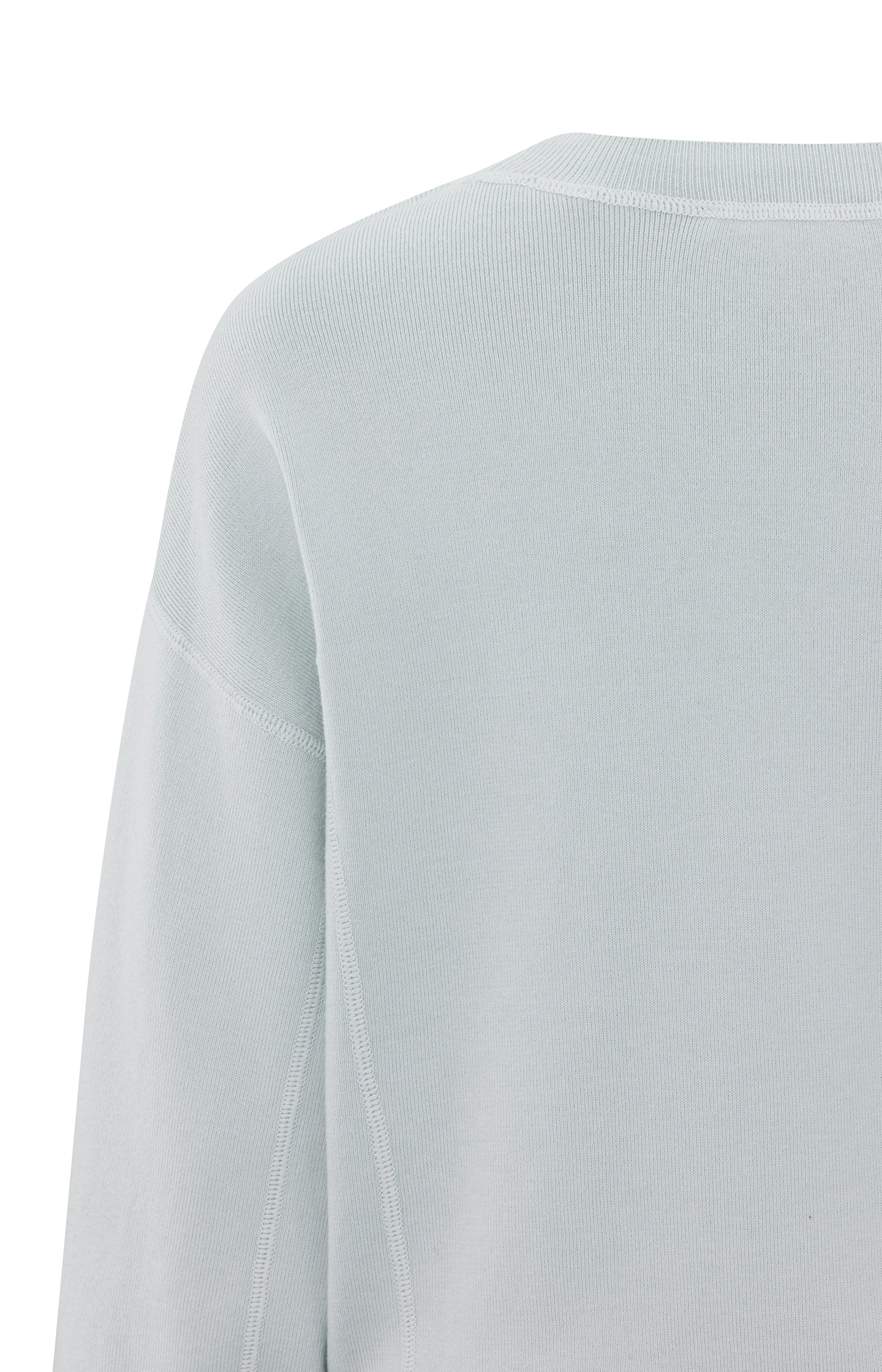 Sweater with round neck, long sleeves and seam details