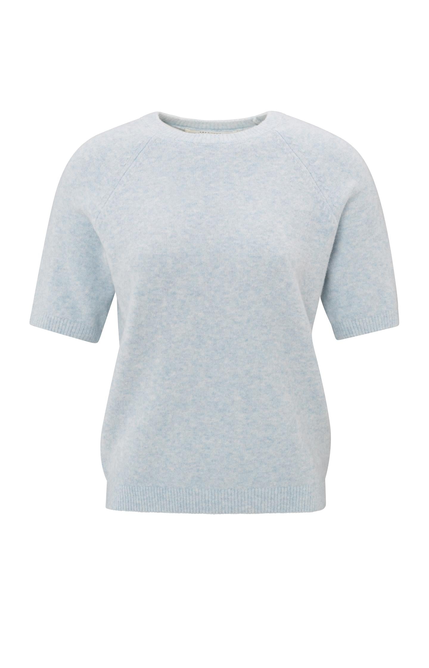 Sweater with short raglan sleeves and round neckline - Type: product