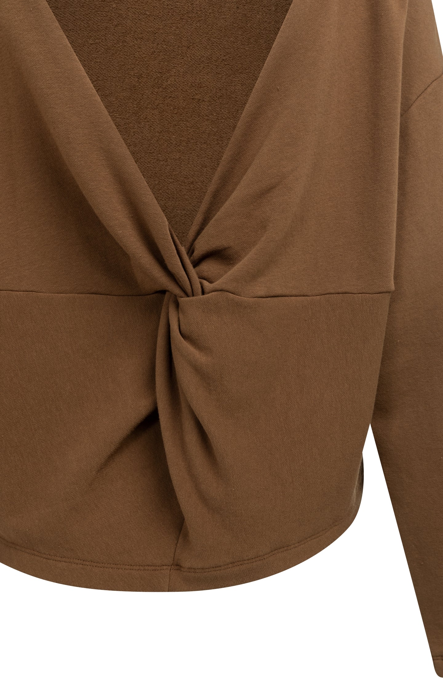 Sweater with V-neck and twisted detail at the back - Type: video