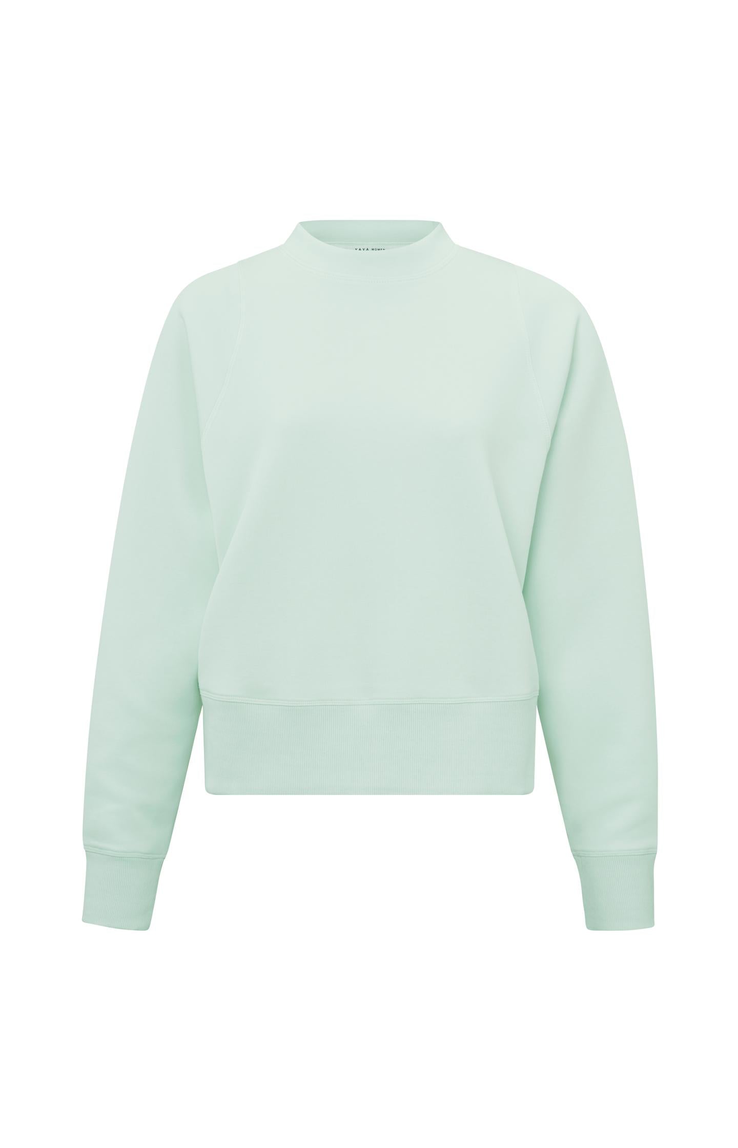 Sweatshirt with crewneck, long sleeves and dropped armholes - Type: product