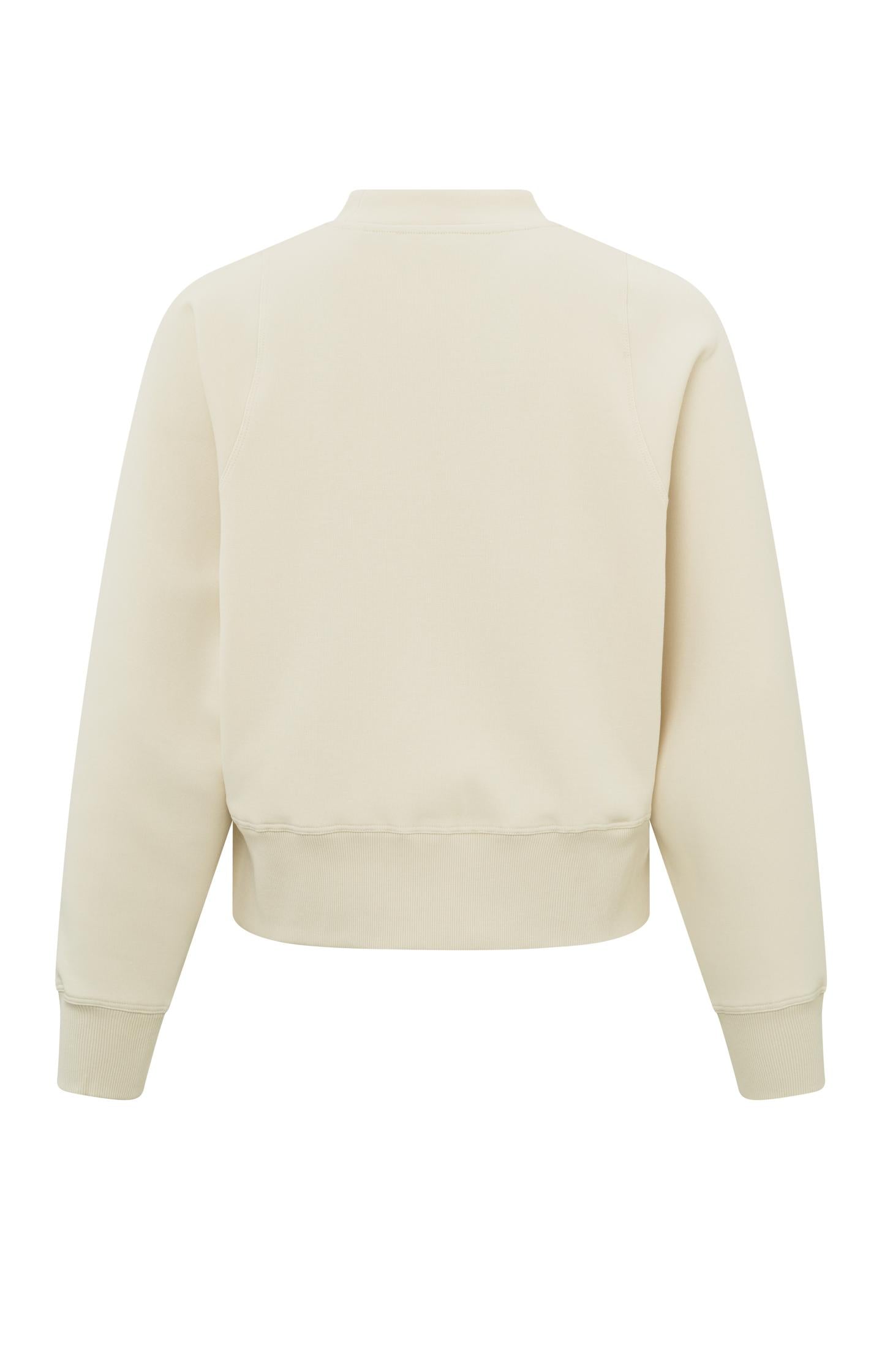 Sweatshirt with crewneck, long sleeves and dropped armholes