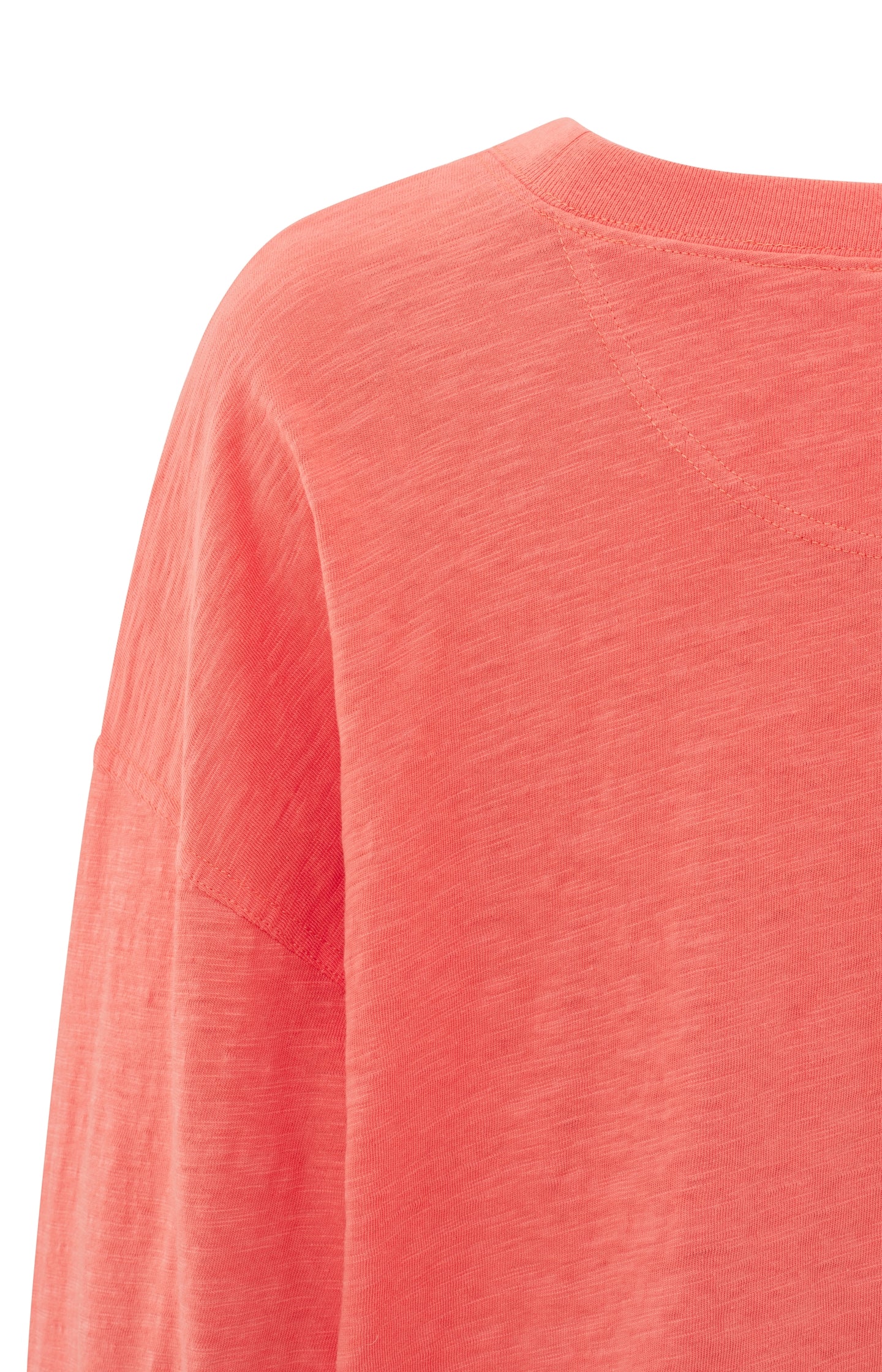 Sweatshirt with crewneck, long sleeves and slub effect