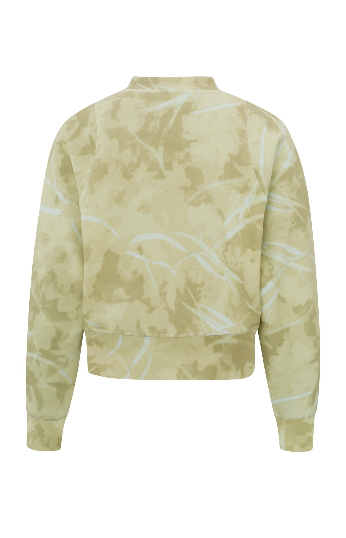 Sweatshirt with high neck, long sleeves and print