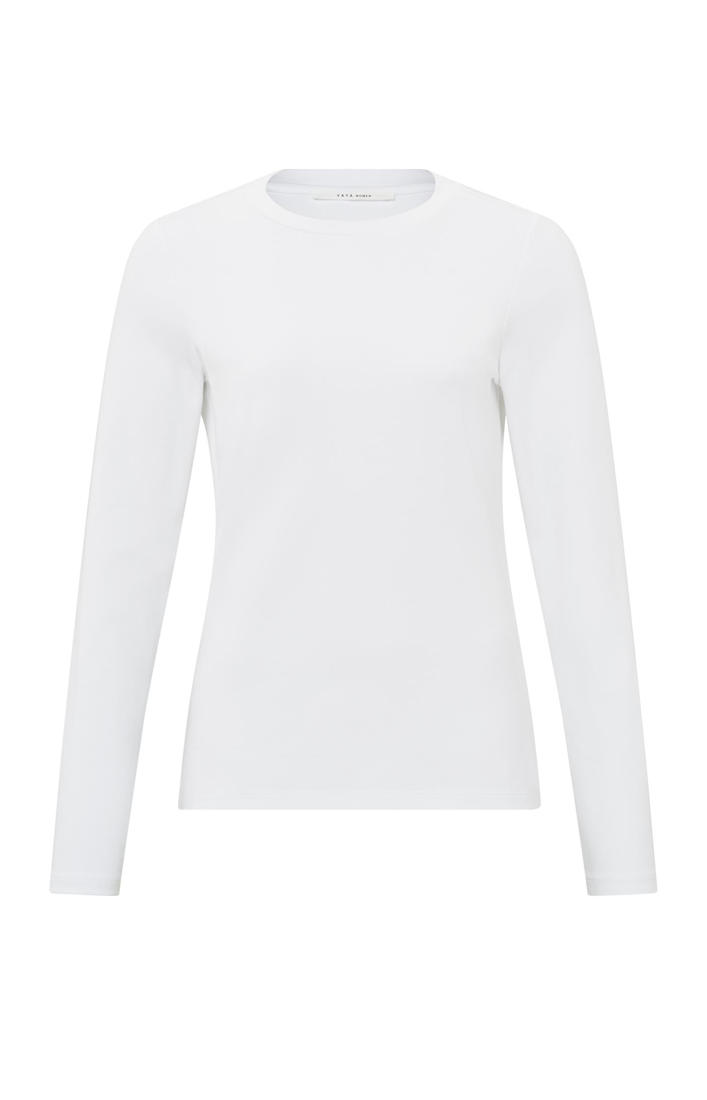 T-shirt with a round neck and long sleeves in regular fit - Type: product