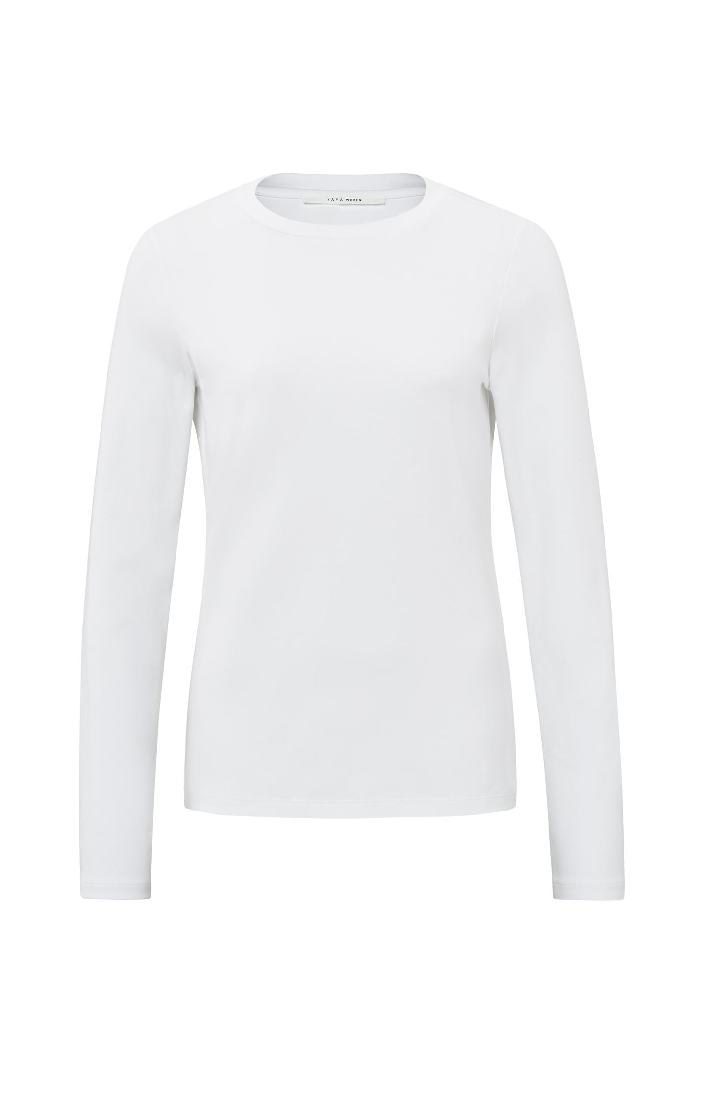 T-shirt with a round neck and long sleeves in regular fit - Type: product