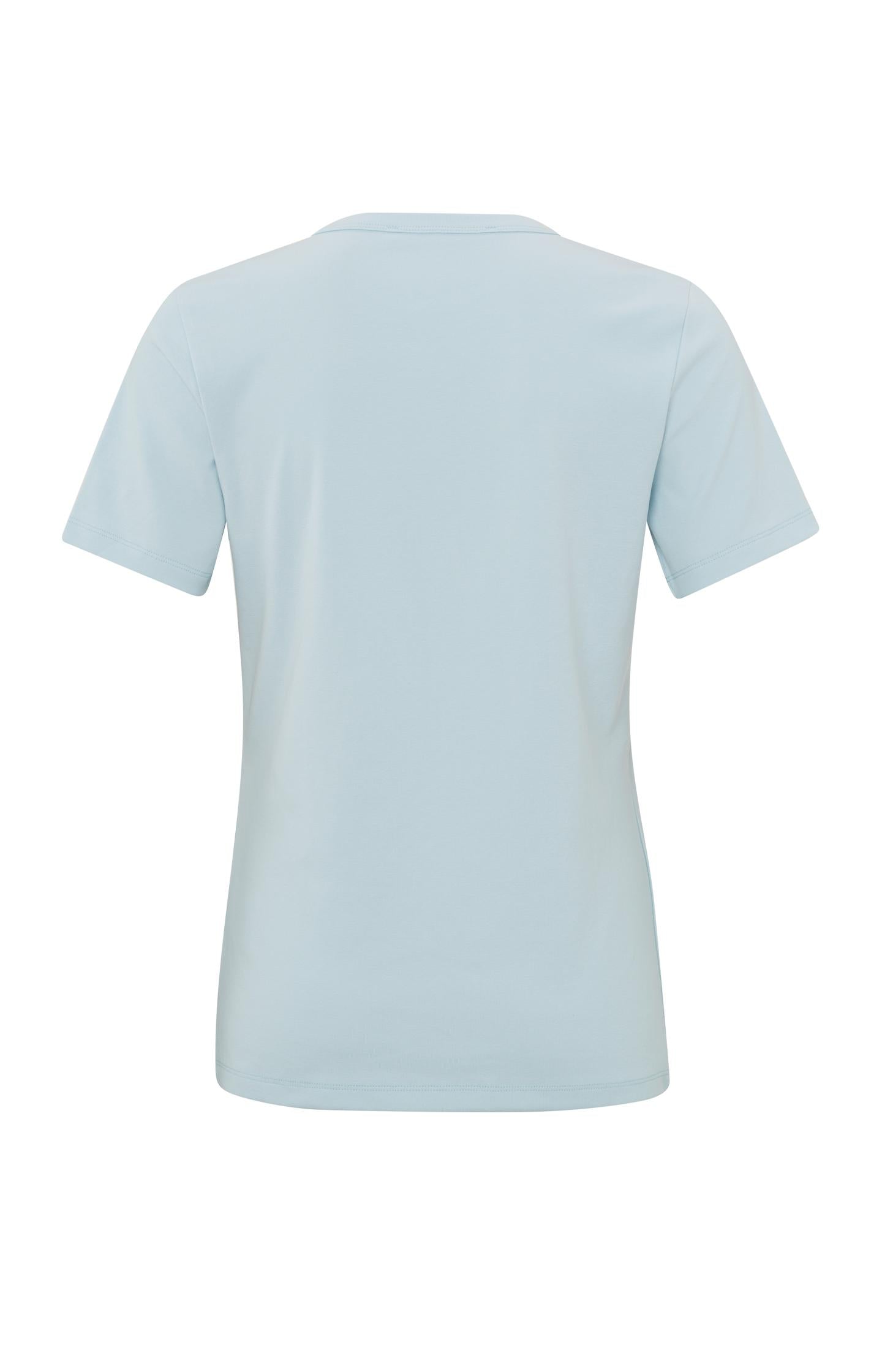 T-shirt with crewneck and short sleeves in regular fit