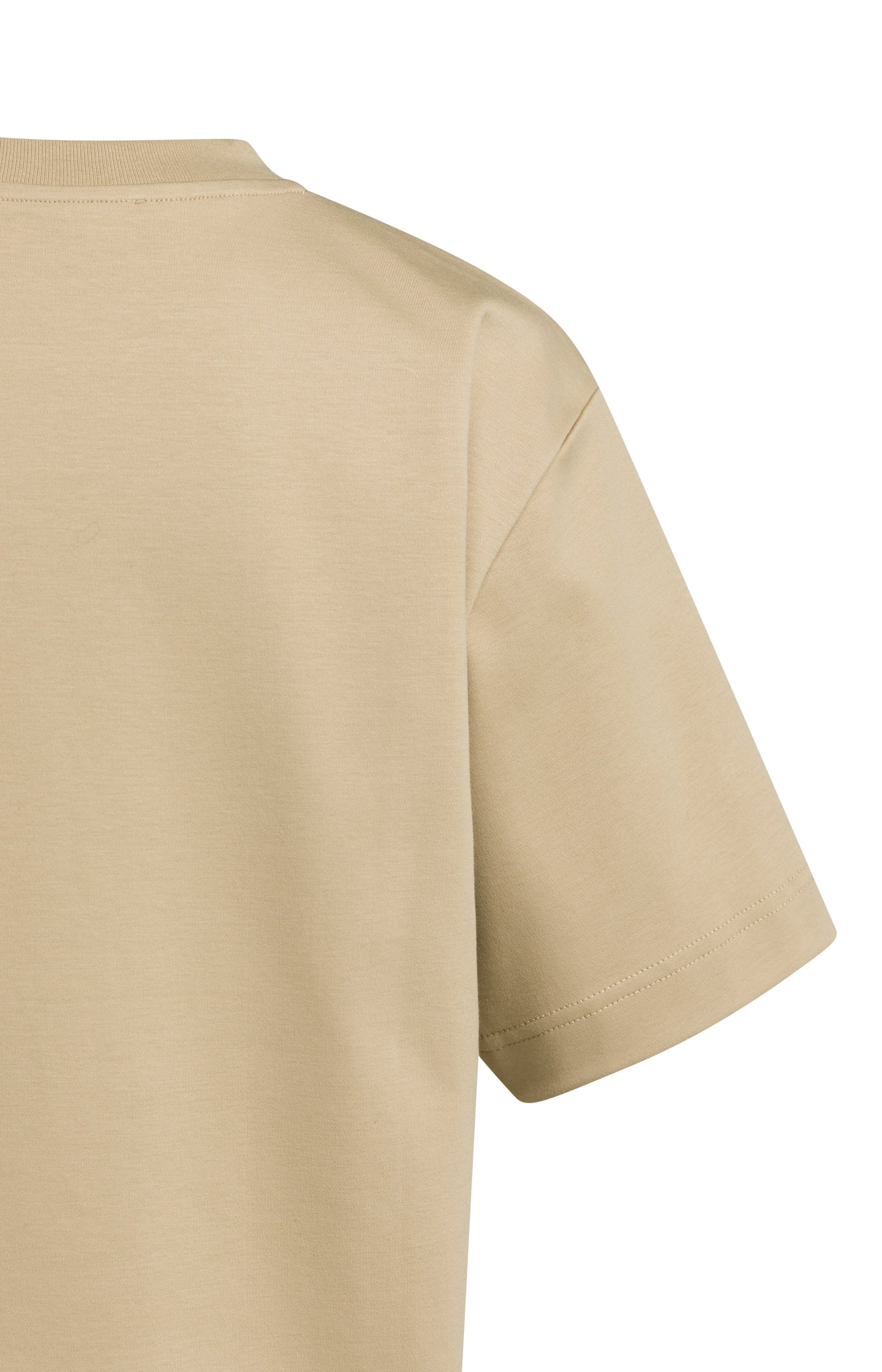 T-shirt with round neck and half sleeves