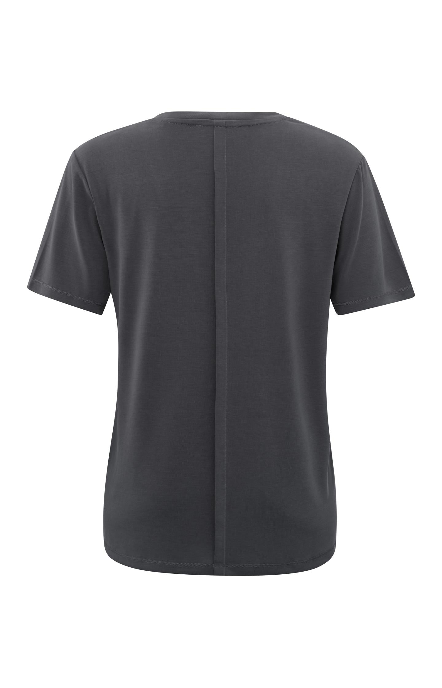 T-shirt with round V-neck and short sleeves in regular fit