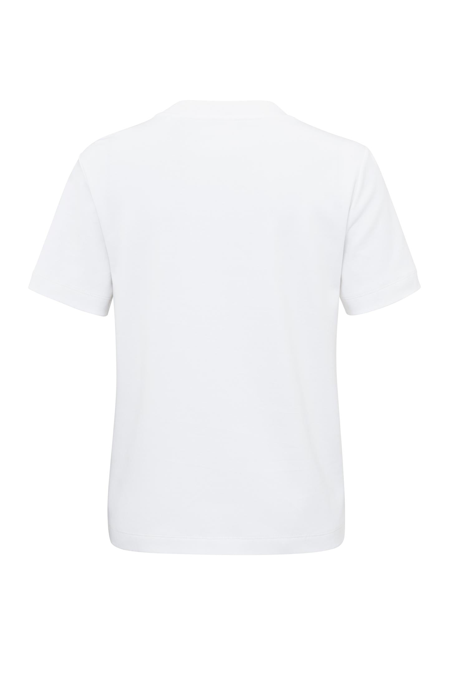 T-shirt with short sleeves, round neck and a relaxed fit