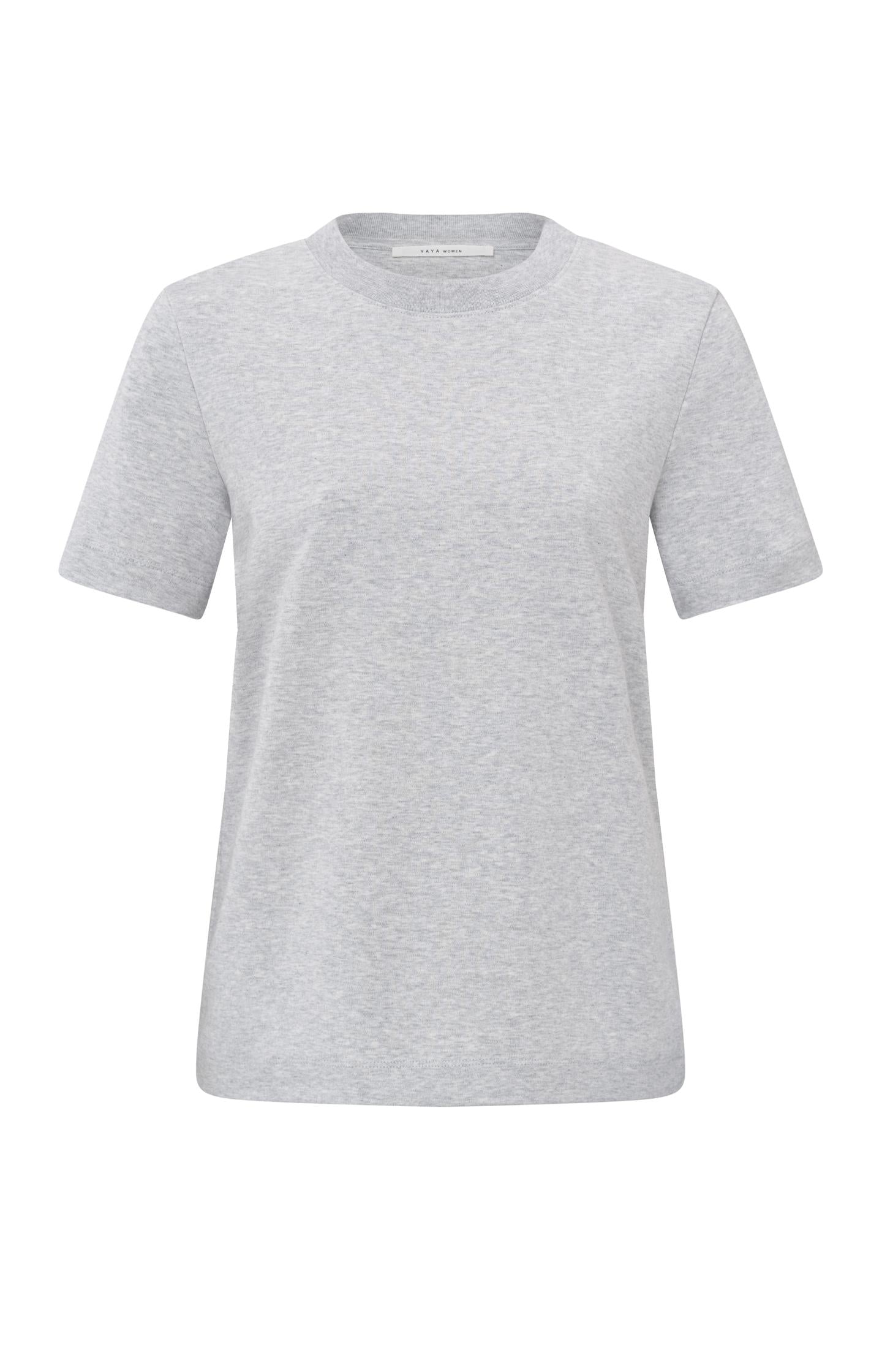 T-shirt with short sleeves, round neck and relaxed fit - Type: product