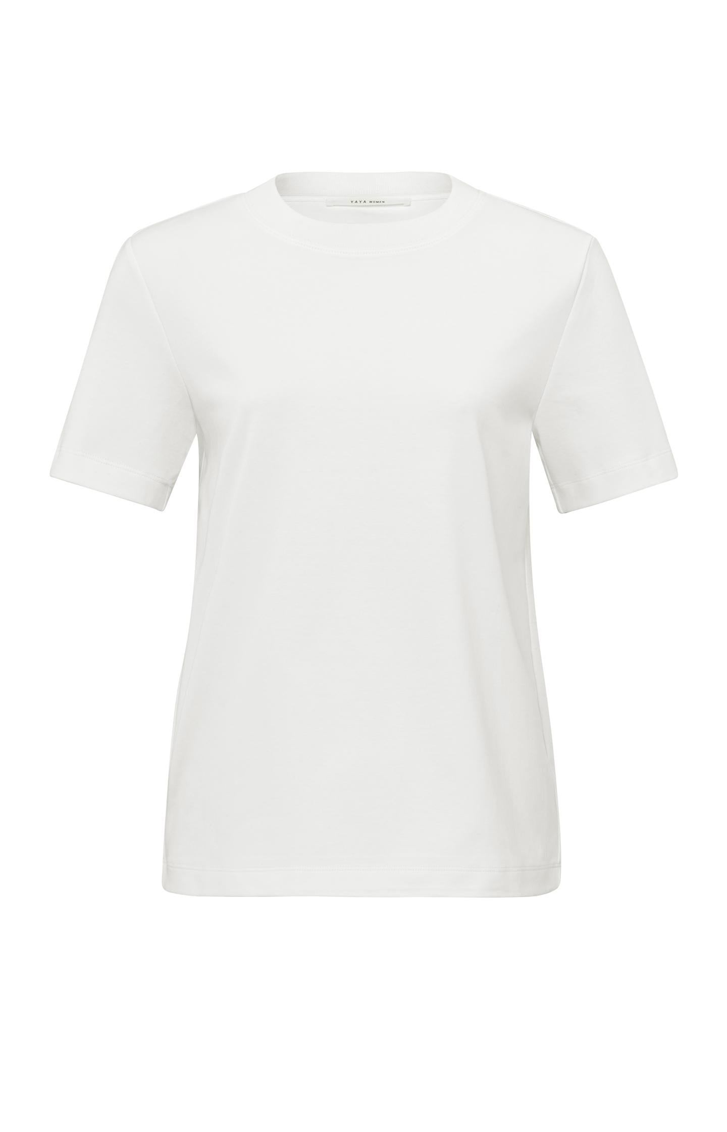 T-shirt with short sleeves, round neck and relaxed fit - Type: product