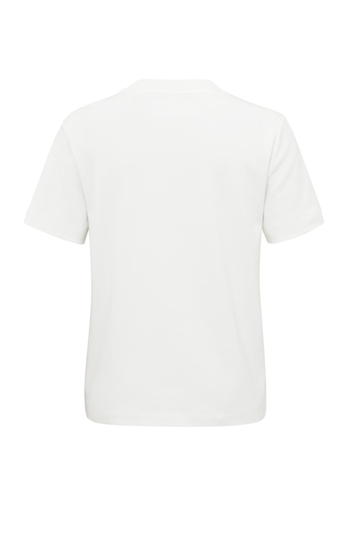 T-shirt with short sleeves, round neck and relaxed fit