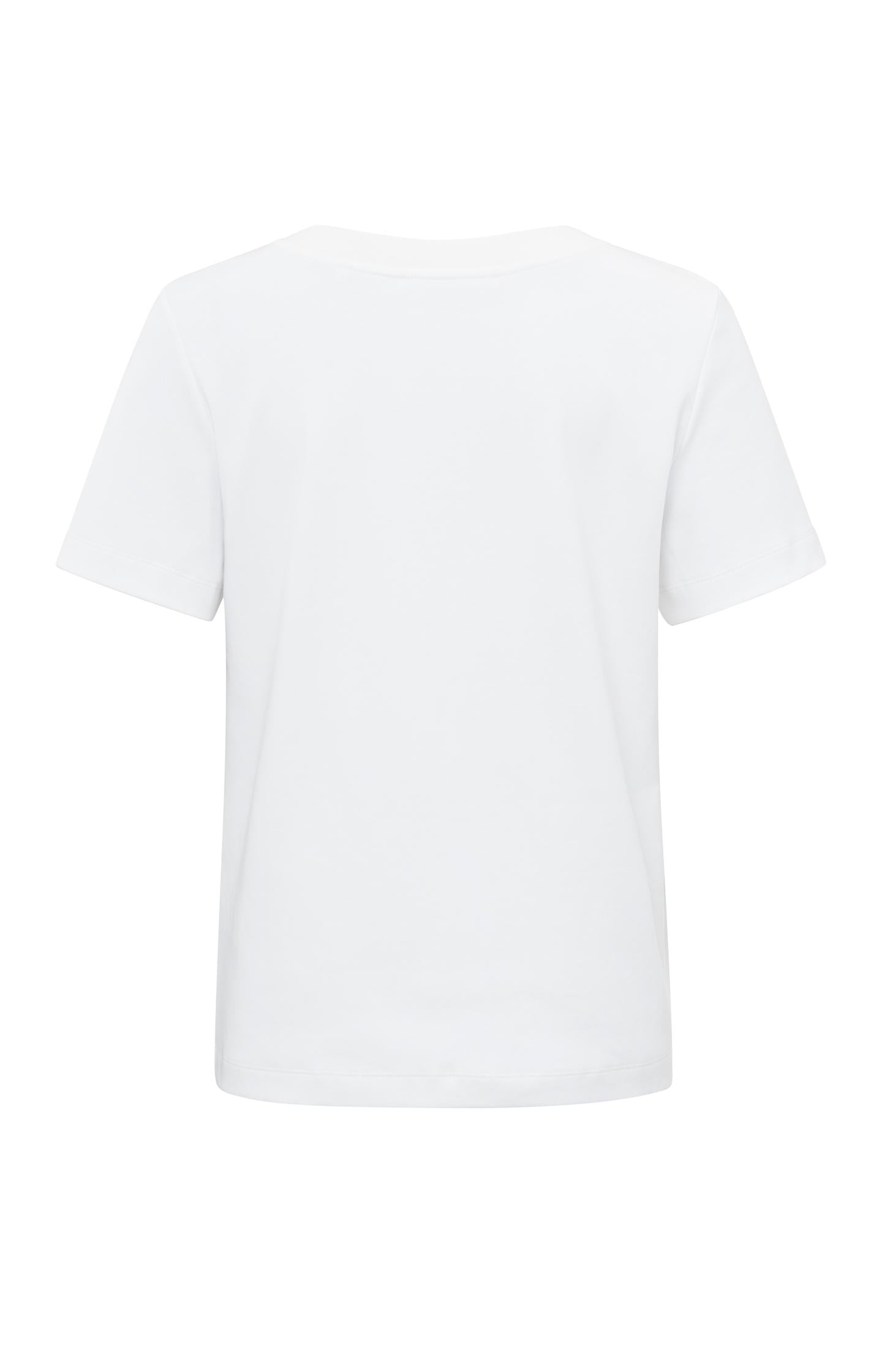 T-shirt with short sleeves, V-neckand a relaxed fit