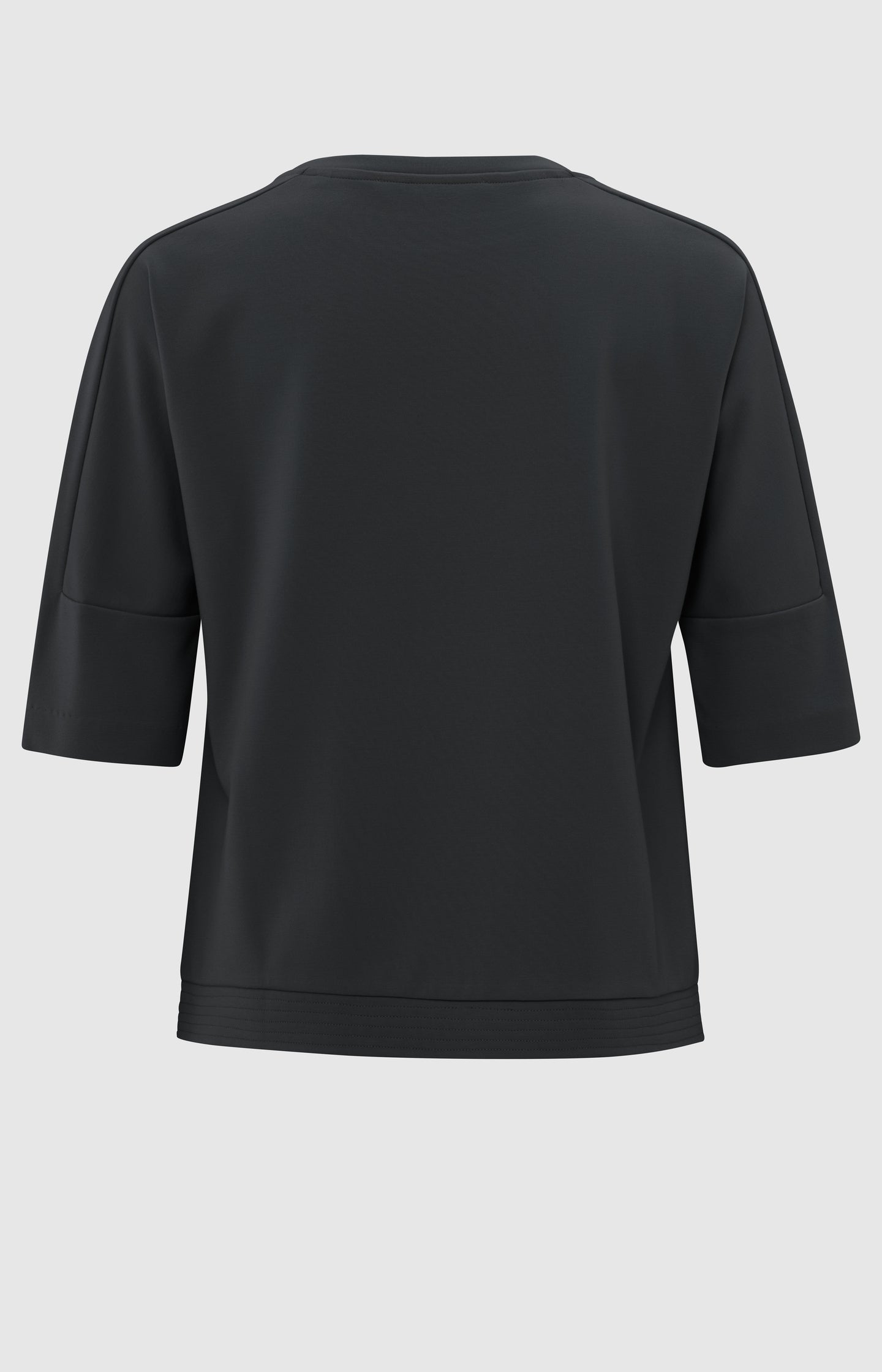 T-shirt with sleeve insert and regular fit