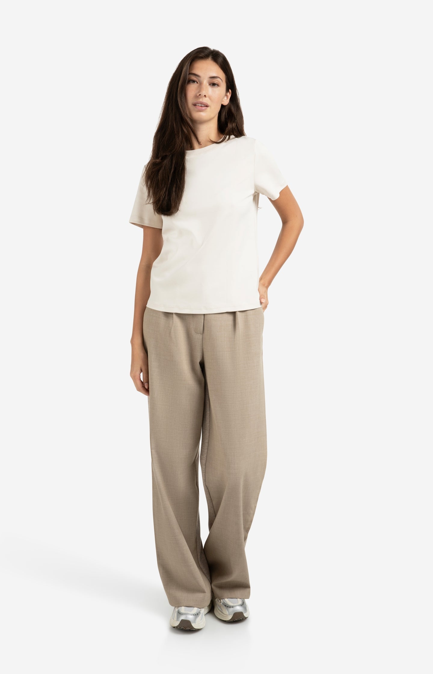 T-shirt with subtle stitch details