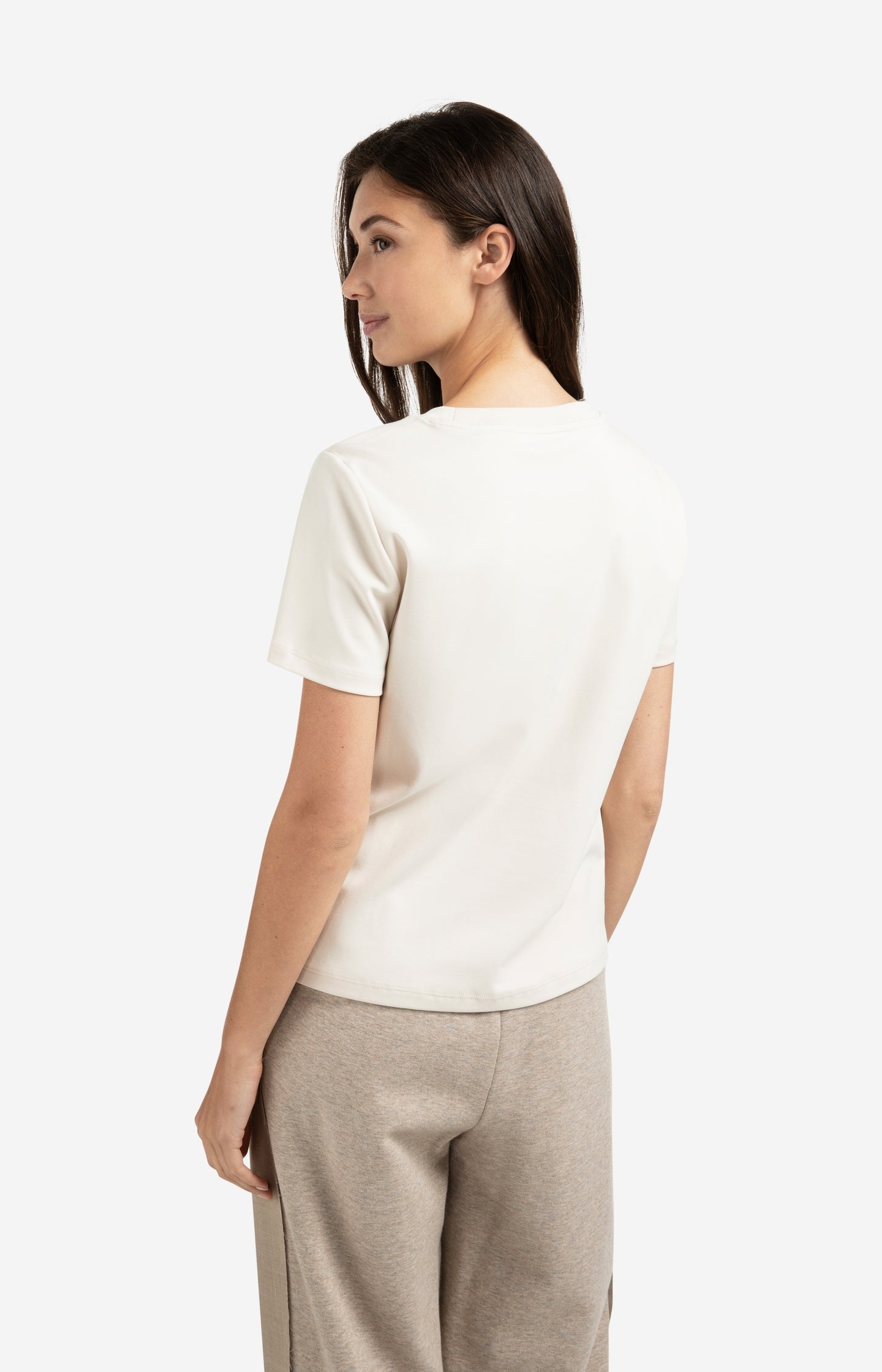T-shirt with subtle stitch details