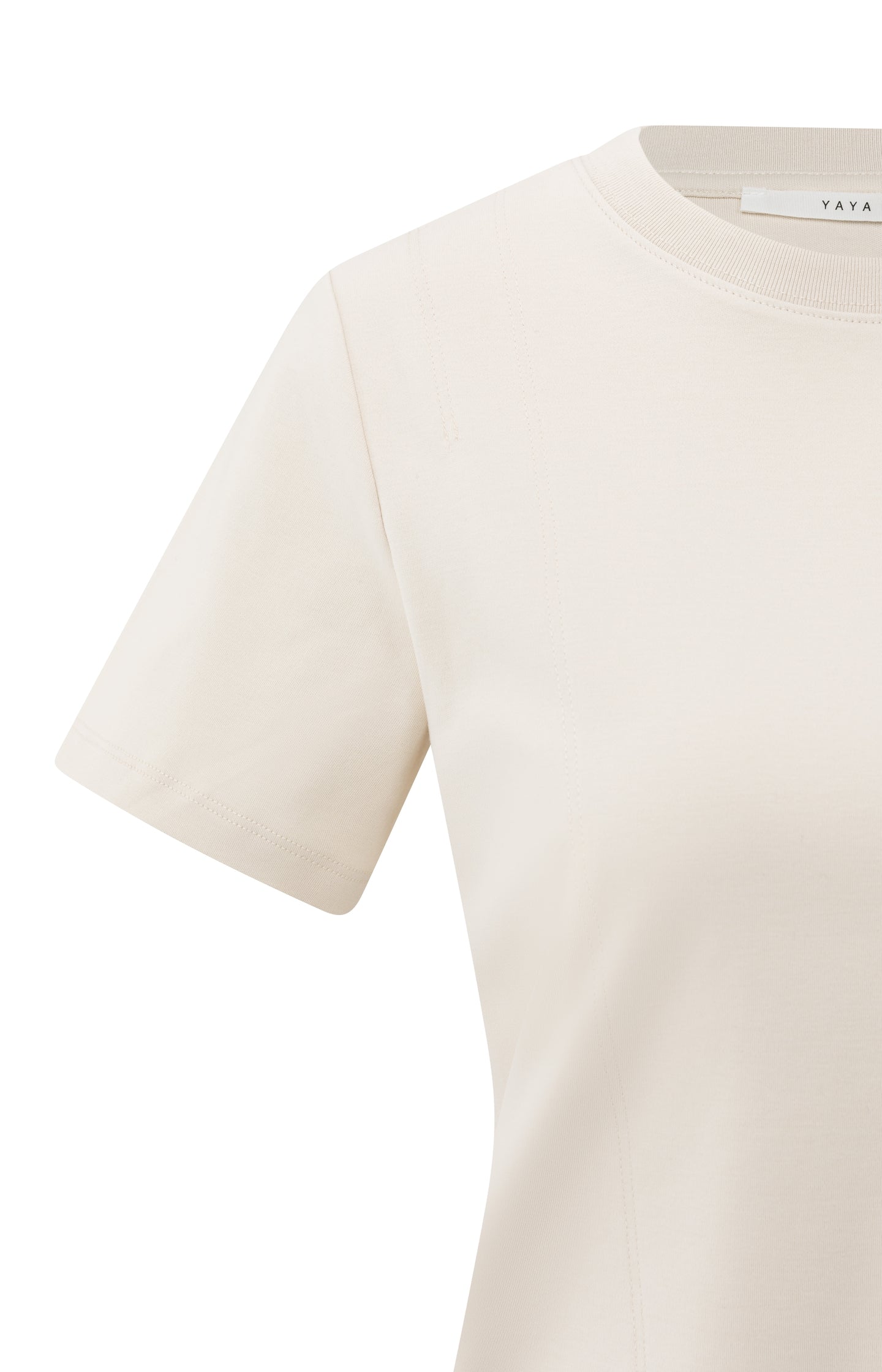 T-shirt with subtle stitch details