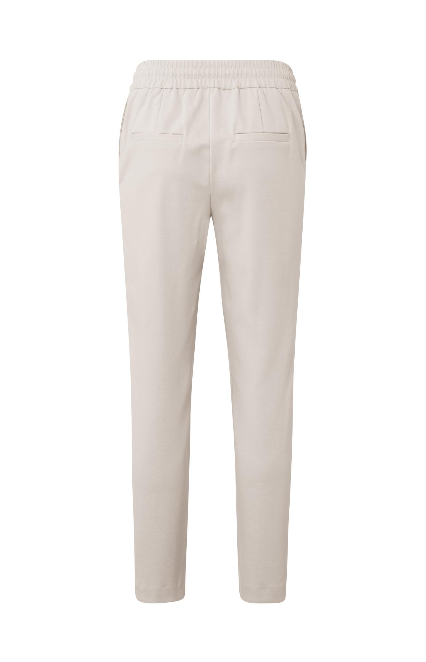 Tailored jogging trousers with pockets and elastic waist