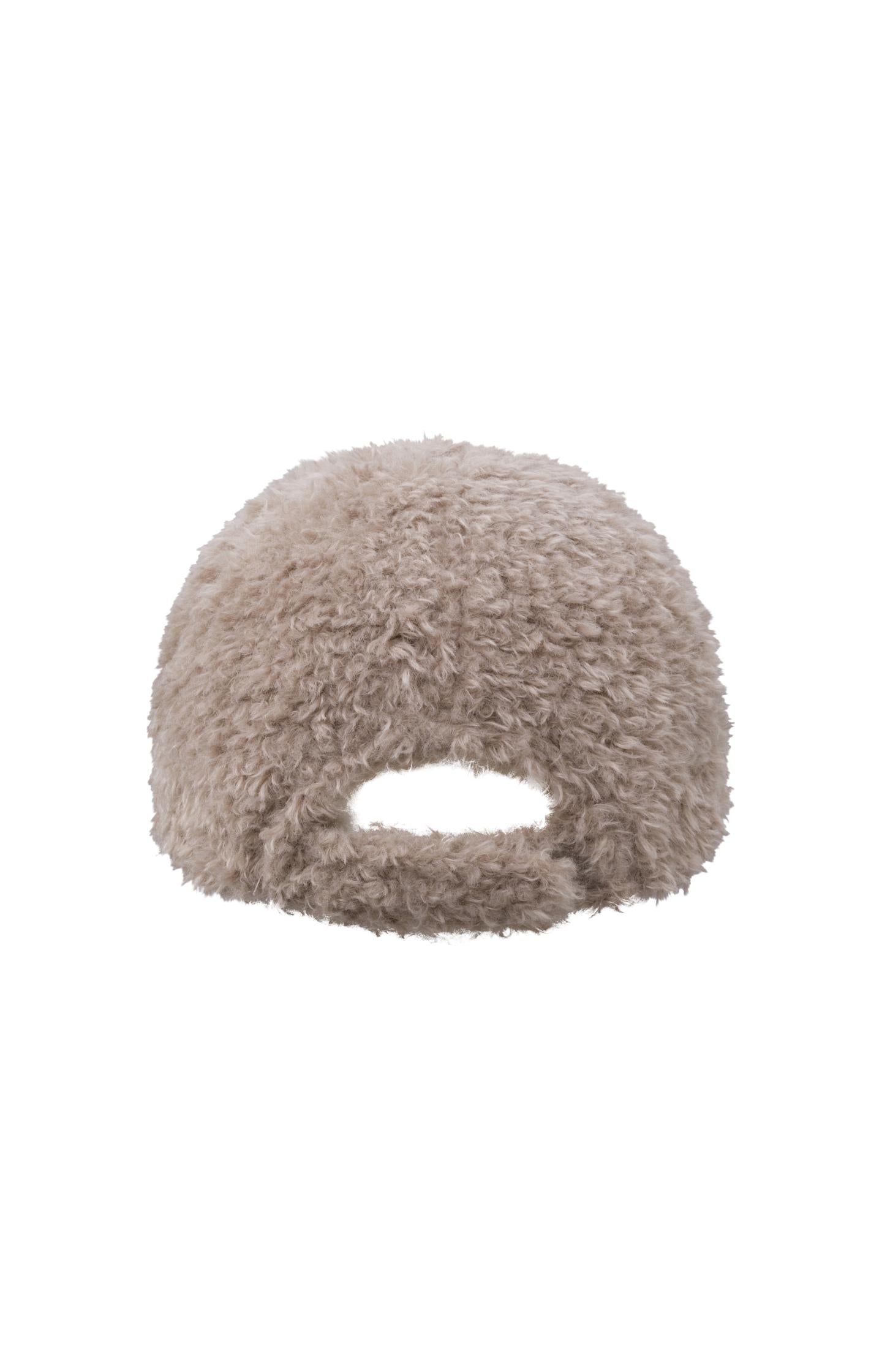 Teddy cap - Pure Cashmere Brown