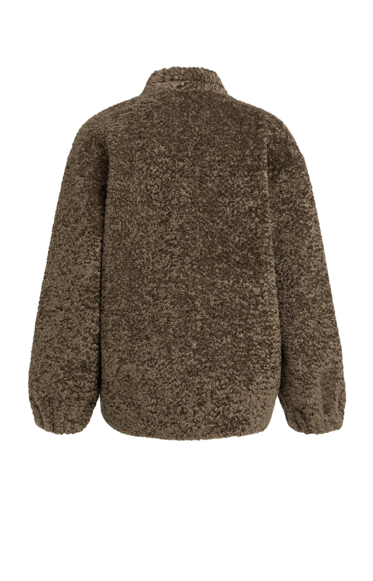 Teddy wrap jacket with tie closure