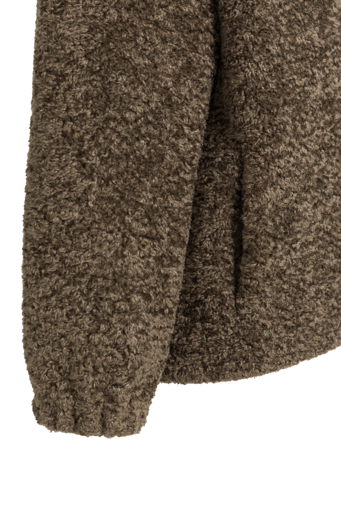 Teddy wrap jacket with tie closure