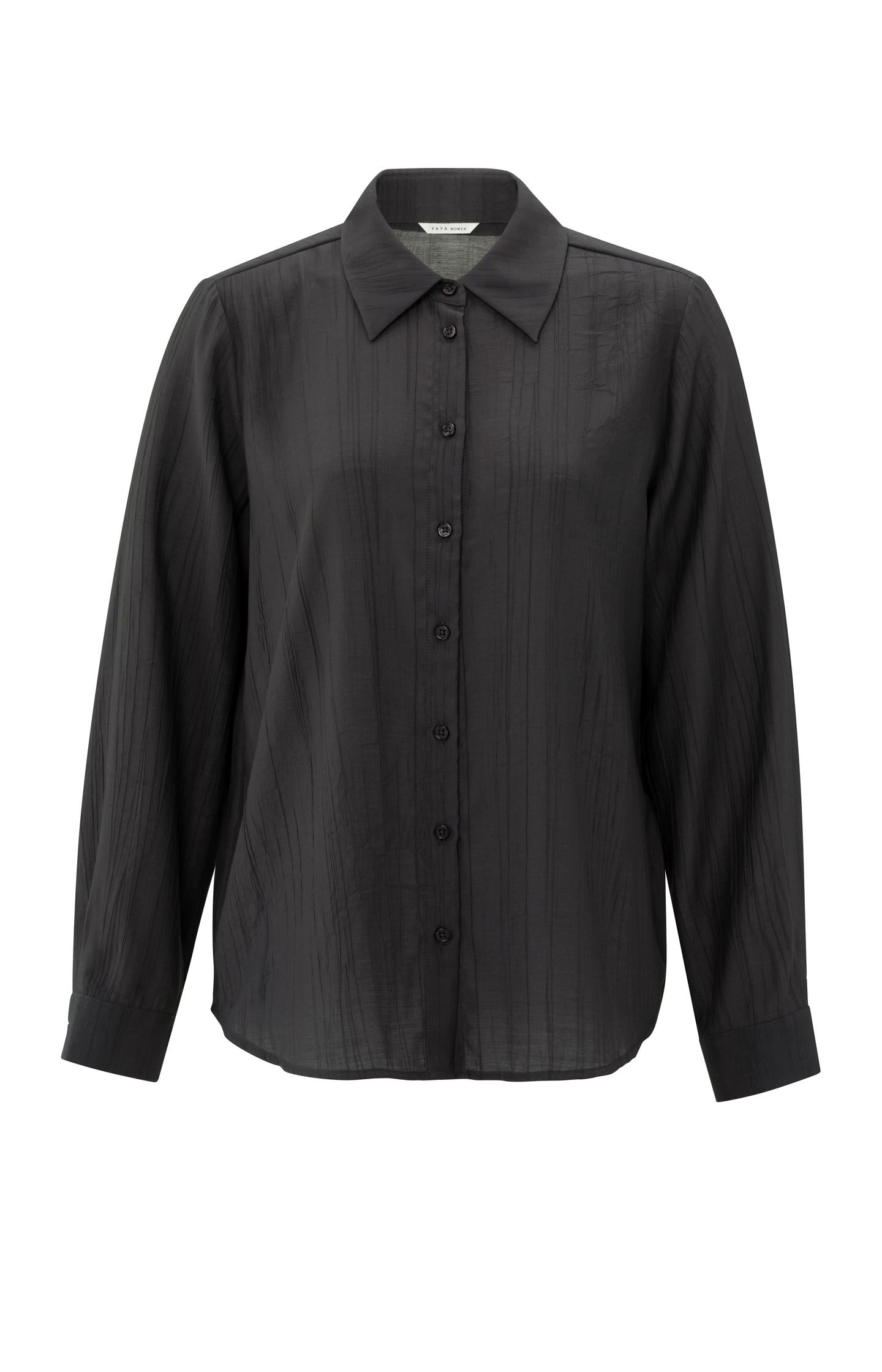 Textured blouse with regular fit - Type: product