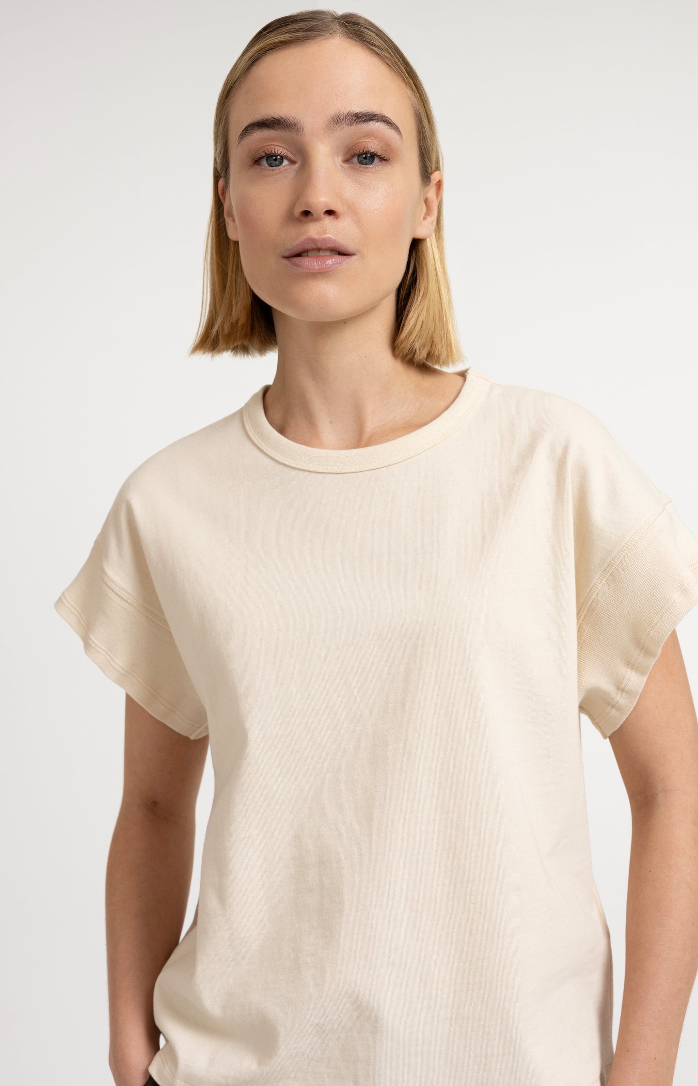 Top with decorative cuffs