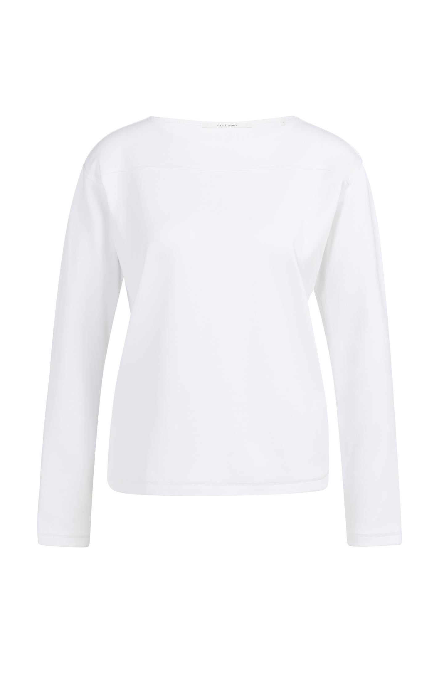 Top with long sleeves and refined seam detail - Type: product