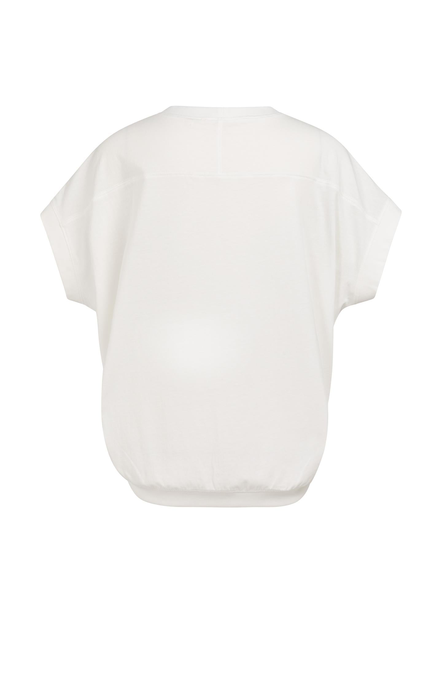 Top with short sleeves and print