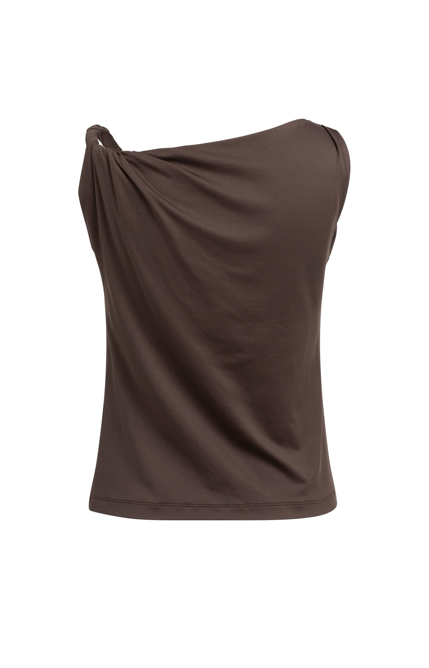 Top with twisted shoulder strap - Type: video