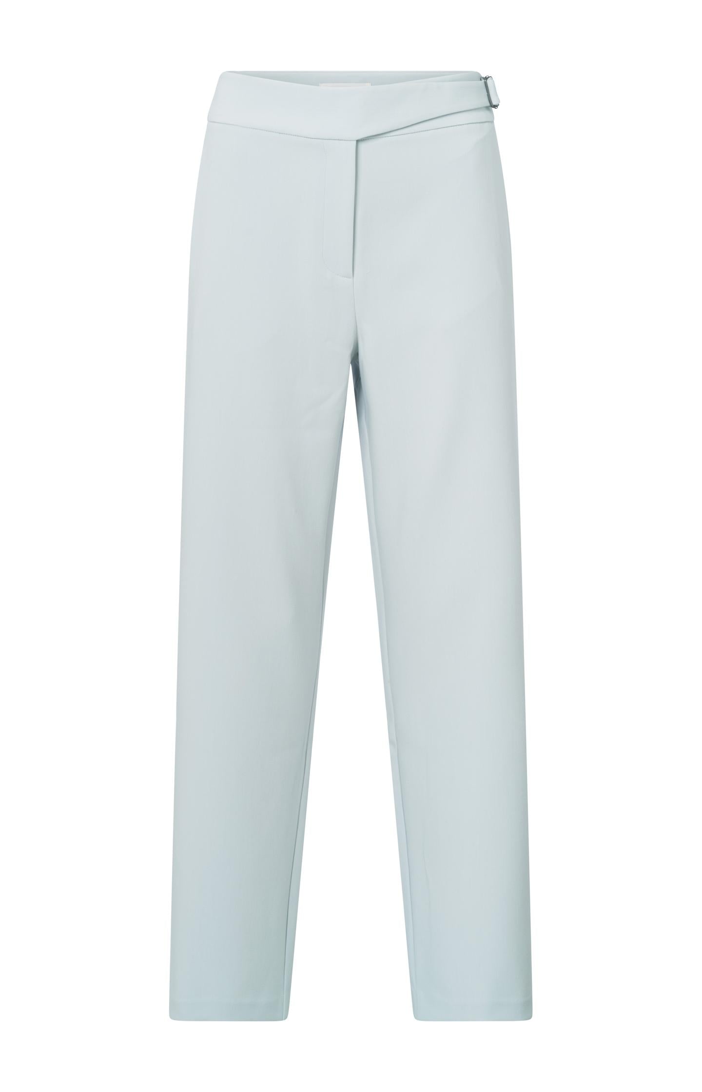 Trousers with high waist and buckle closure - Type: product