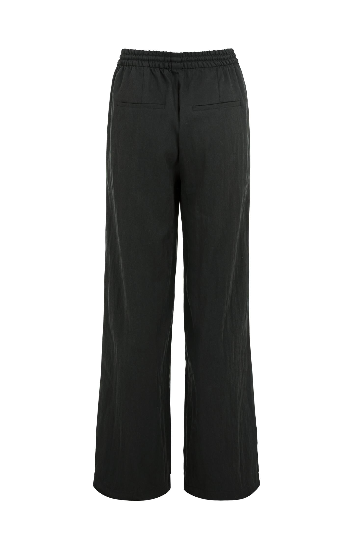 Trousers with wide legs and contrast stitching  L32