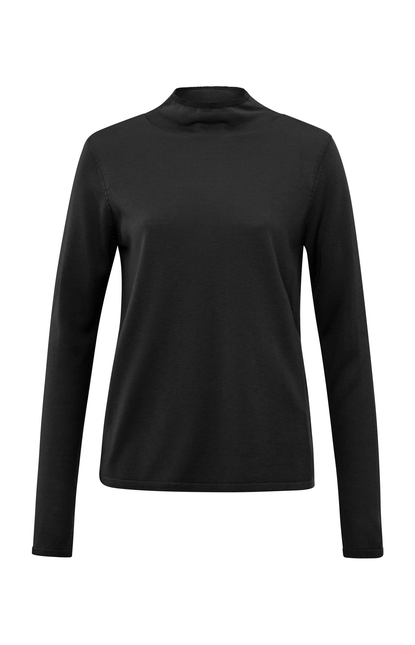 Turtleneck with long sleeves, a high neck, and slim fit - Type: product