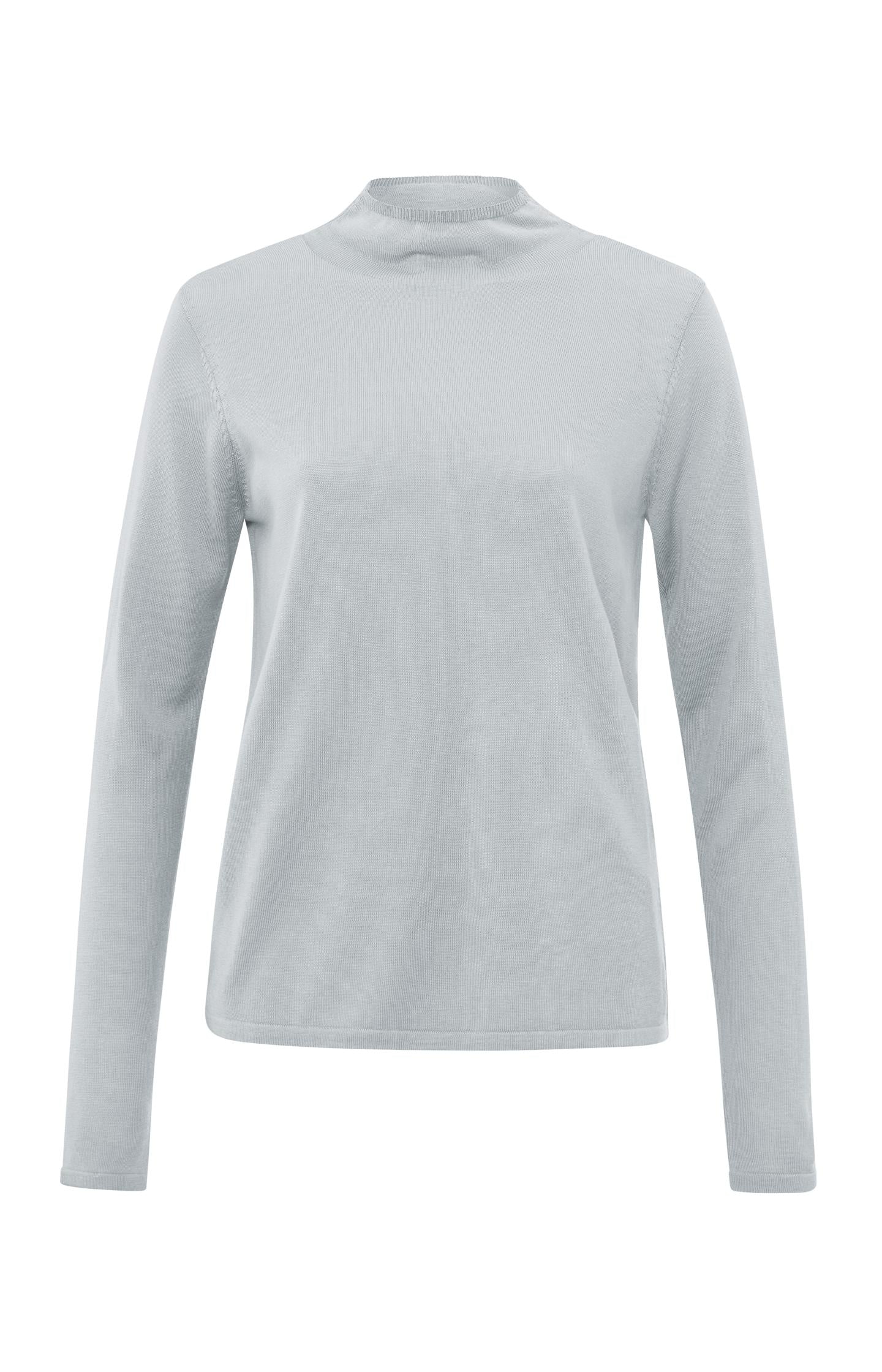 Turtleneck with long sleeves, a high neck, and slim fit - Type: product