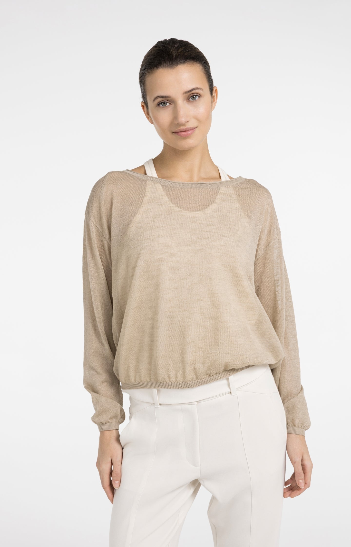 Twinset sweater with matching singlet - Type: lookbook